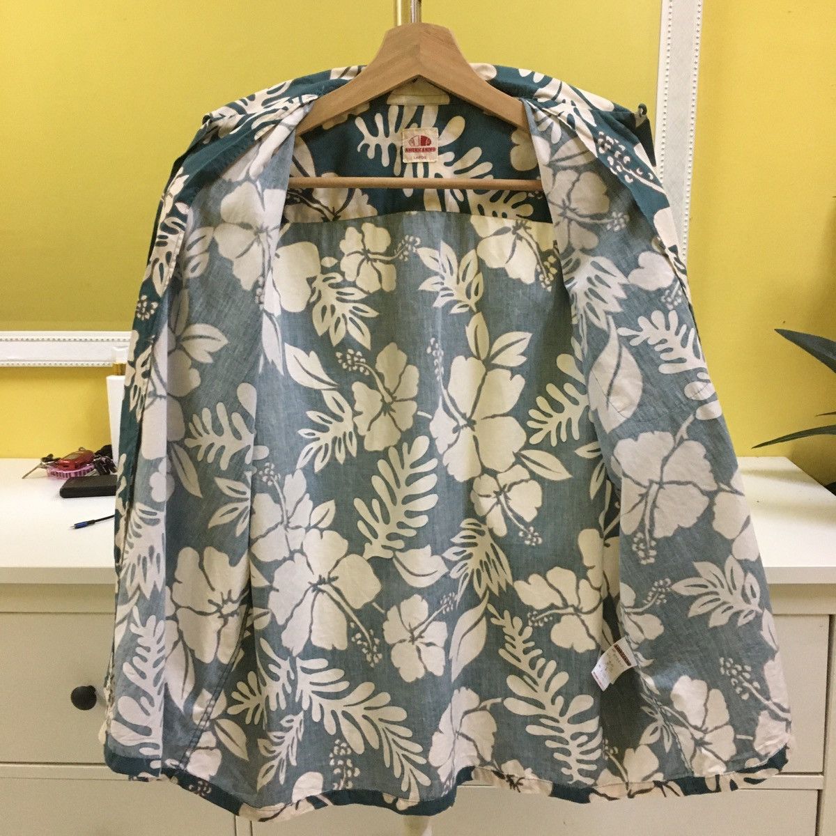 Vintage Vintage Amerincanino Hawaiian Floral Beachwear Size US L / EU 52-54 / 3 - 3 Thumbnail