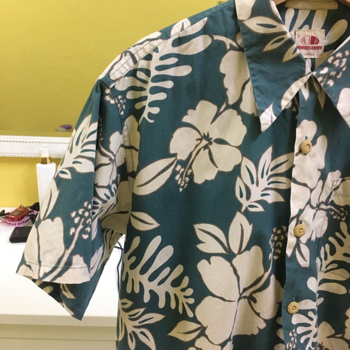 Vintage Vintage Amerincanino Hawaiian Floral Beachwear Size US L / EU 52-54 / 3 - 5 Thumbnail