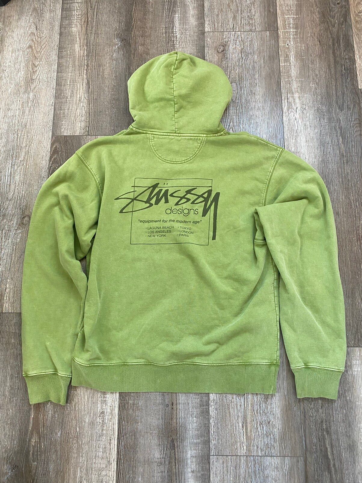 Stussy Over-dyed Stussy Designs Hoodie Size US XL / EU 56 / 4 - 2 Preview