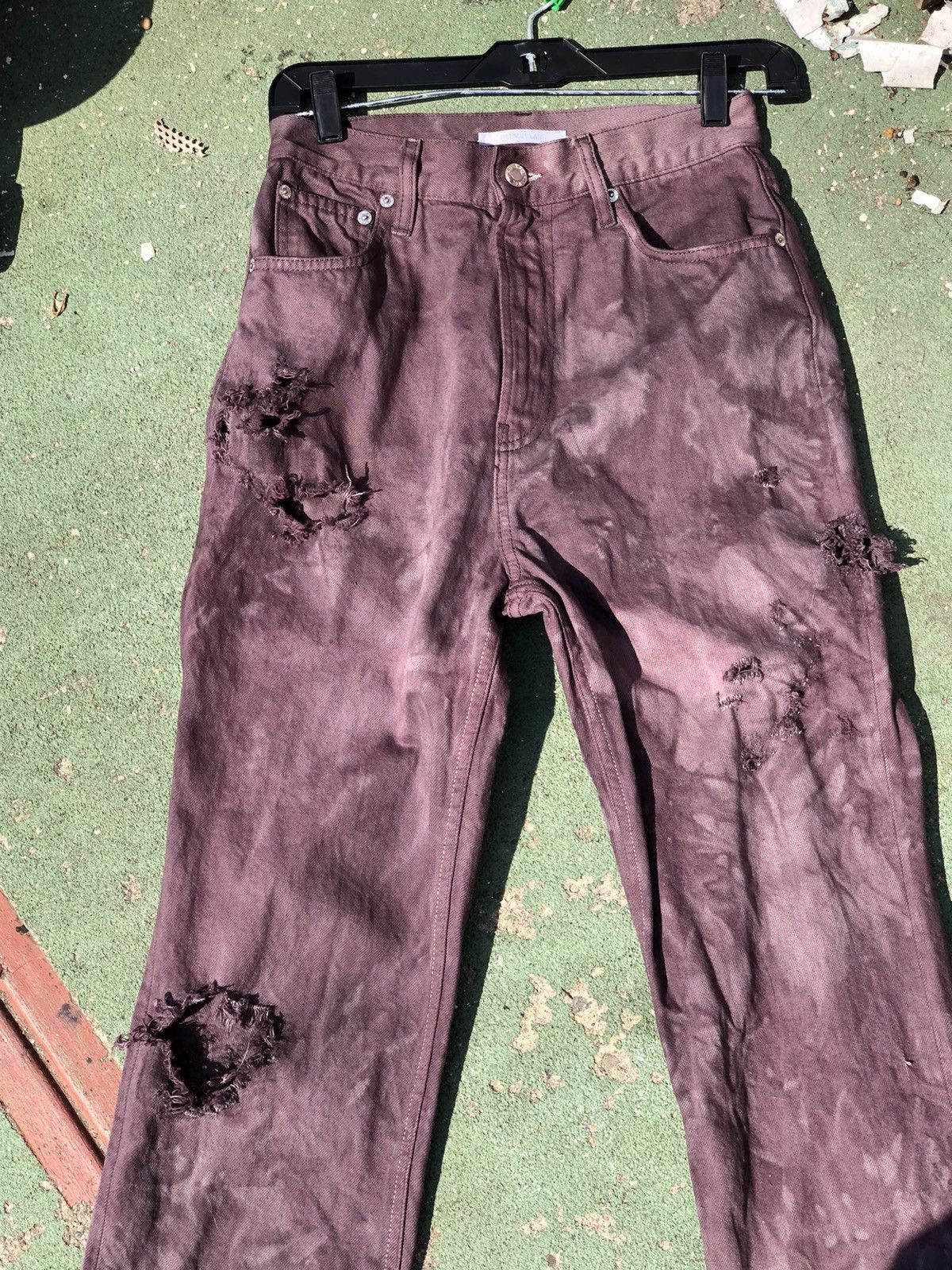 Helmut Lang Helmut Lang Distressed Masc Denim Size US 28 / EU 44 - 8 Thumbnail