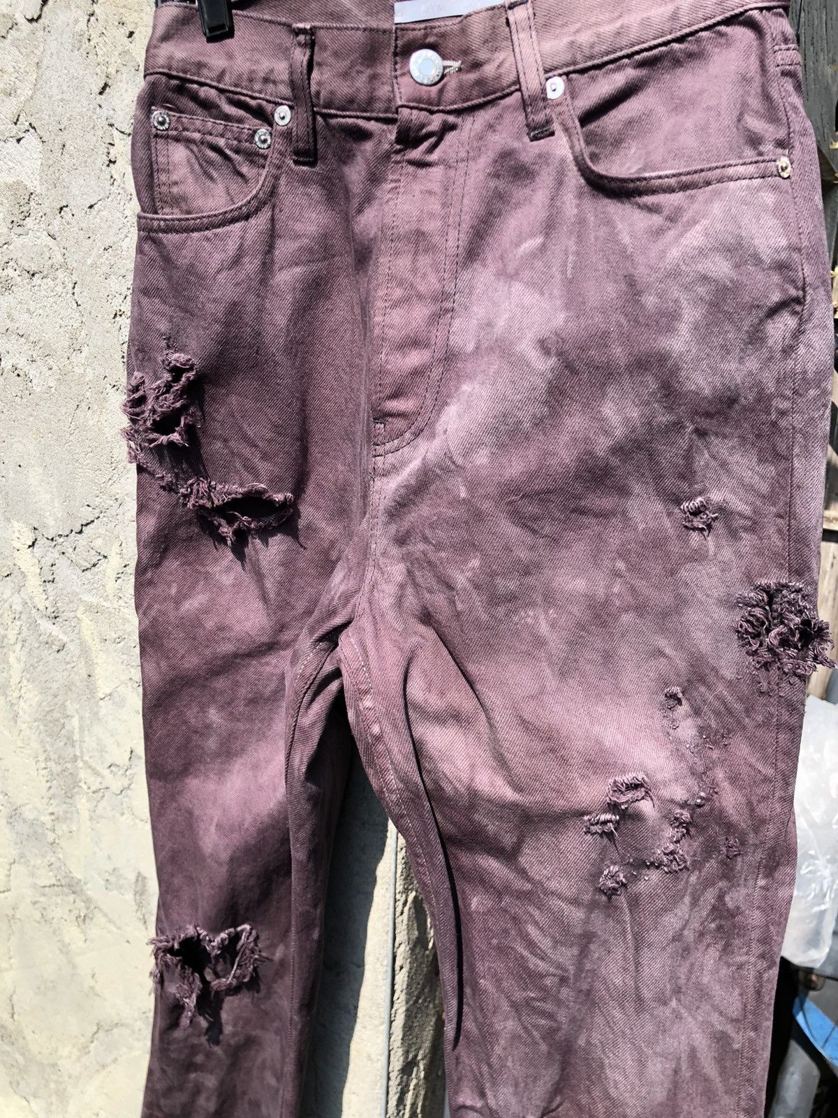 Helmut Lang Helmut Lang Distressed Masc Denim Size US 28 / EU 44 - 1 Thumbnail