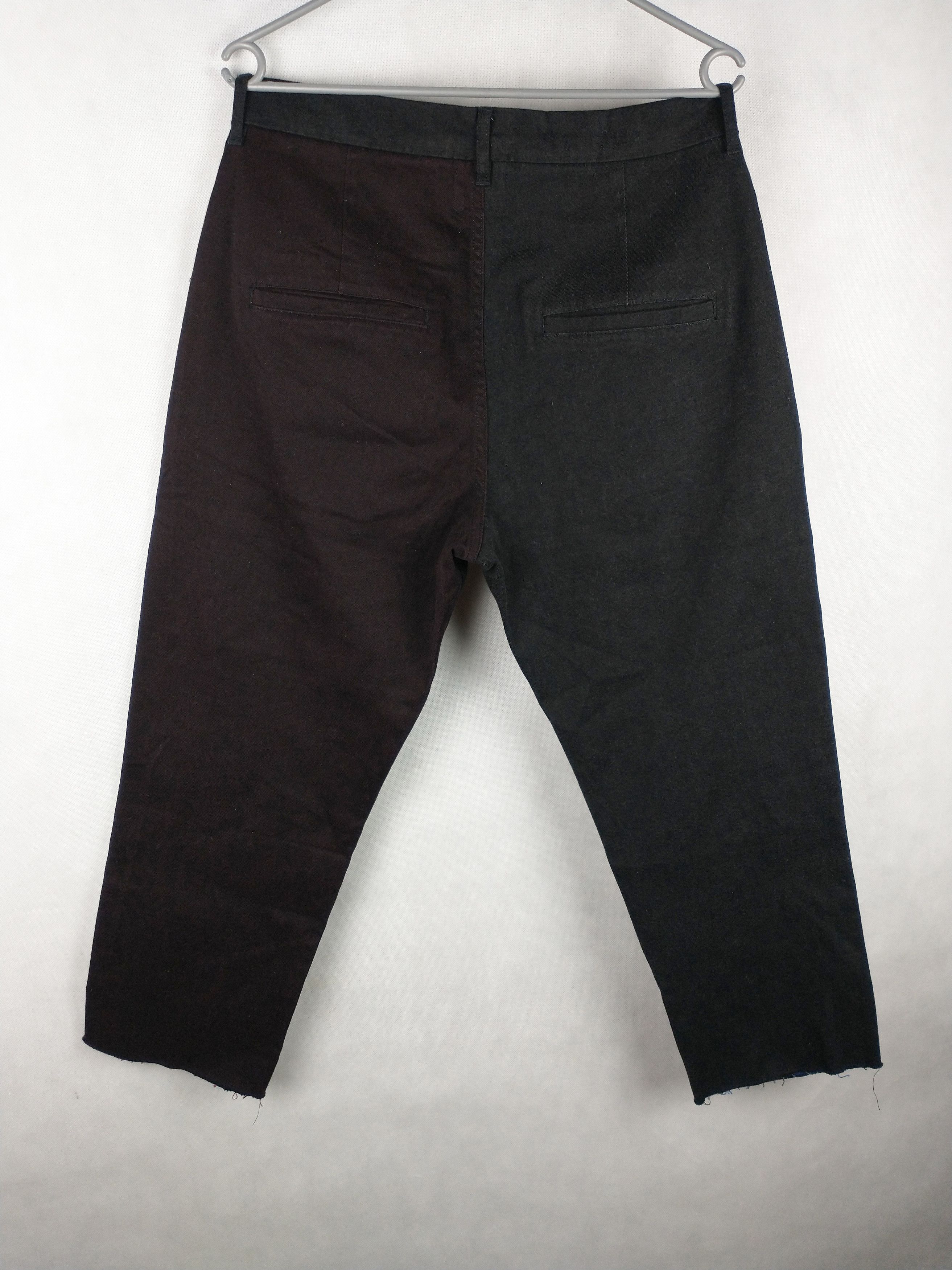 Barney Cools Cropped Jeans Pants Size 32 Patchwork Multicolor Crop Size US 32 / EU 48 - 2 Thumbnail