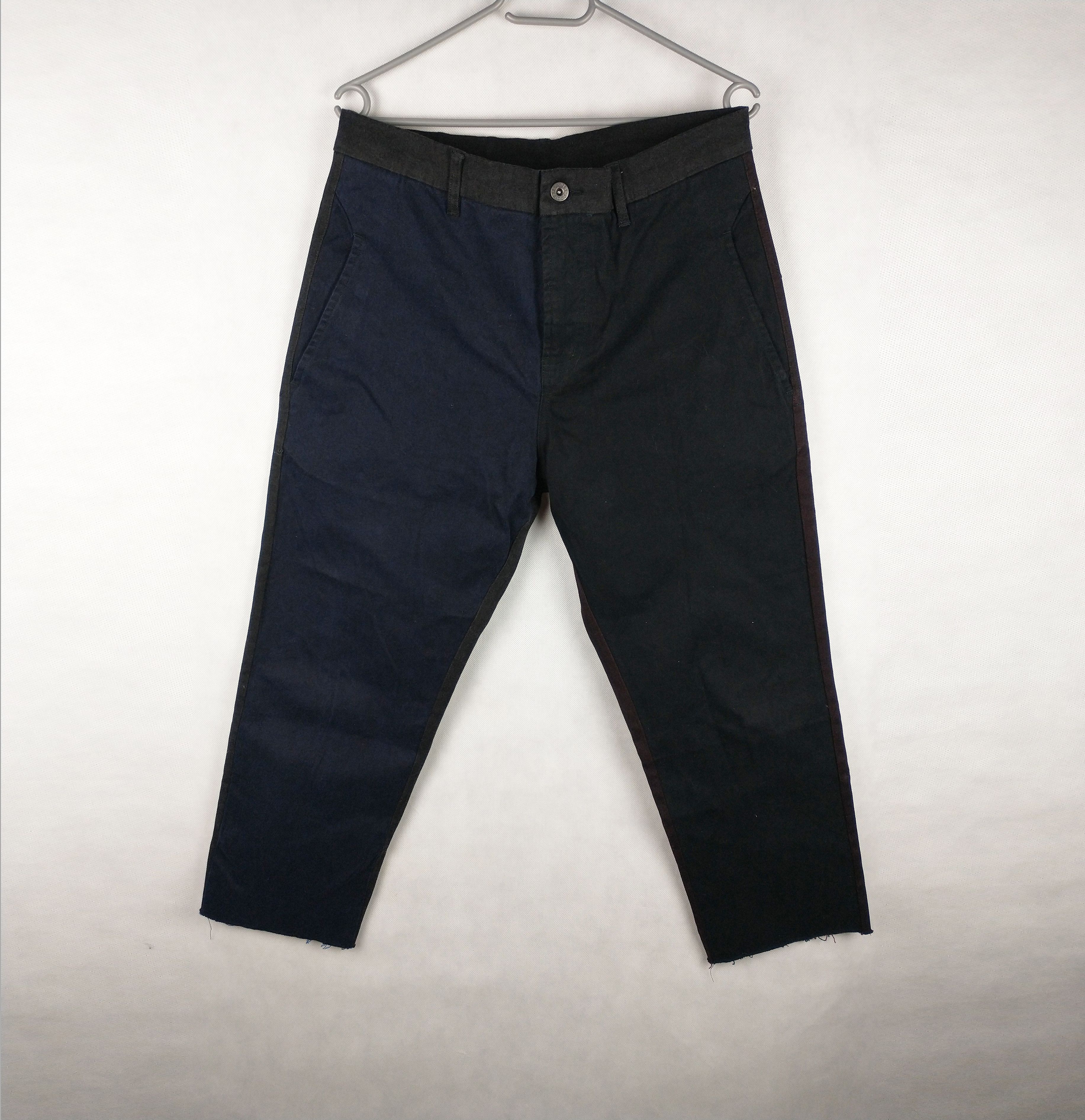 Barney Cools Cropped Jeans Pants Size 32 Patchwork Multicolor Crop Size US 32 / EU 48 - 1 Thumbnail