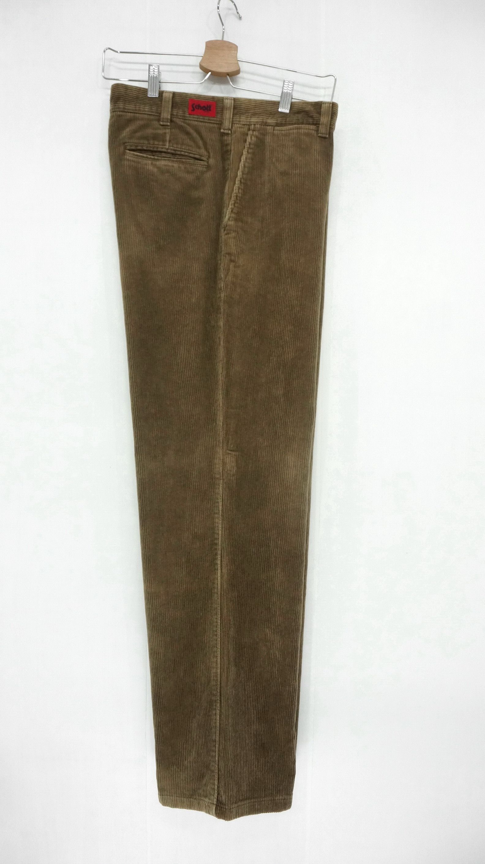 Schott SCHOTT Vintage Combat Trousers Distressed Faded Corduroy Size US 32 / EU 48 - 8 Thumbnail