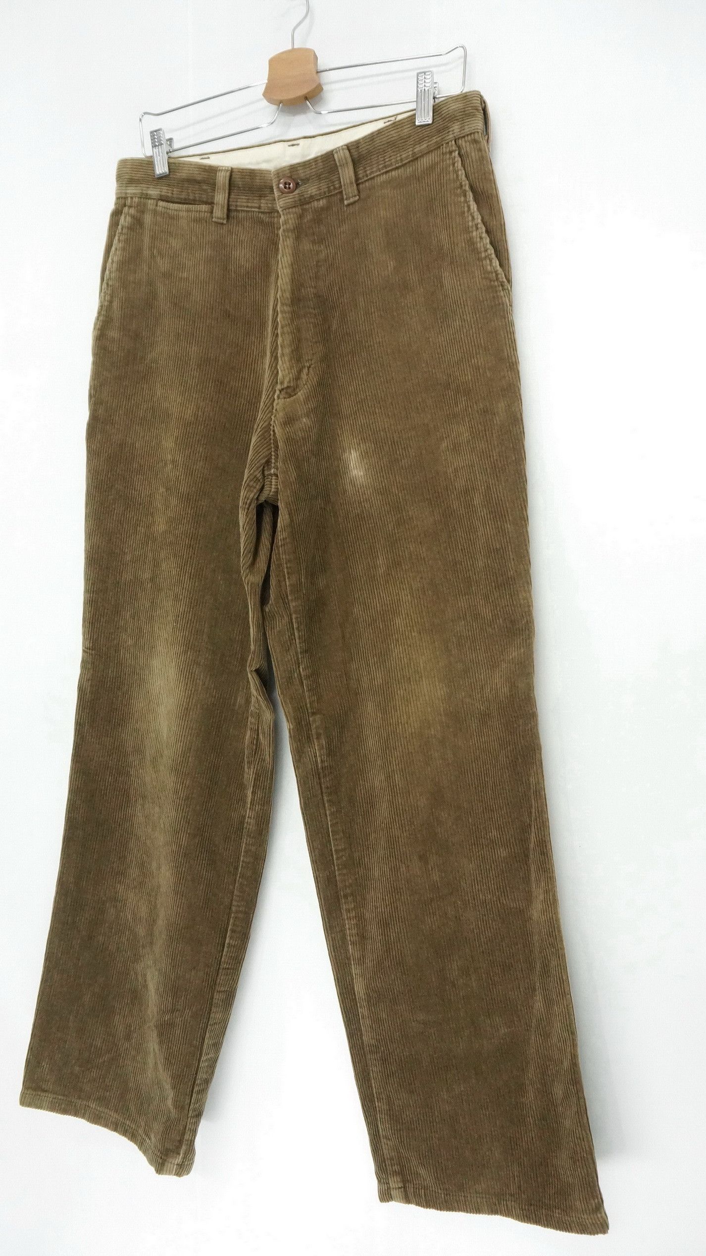 Schott SCHOTT Vintage Combat Trousers Distressed Faded Corduroy Size US 32 / EU 48 - 9 Thumbnail