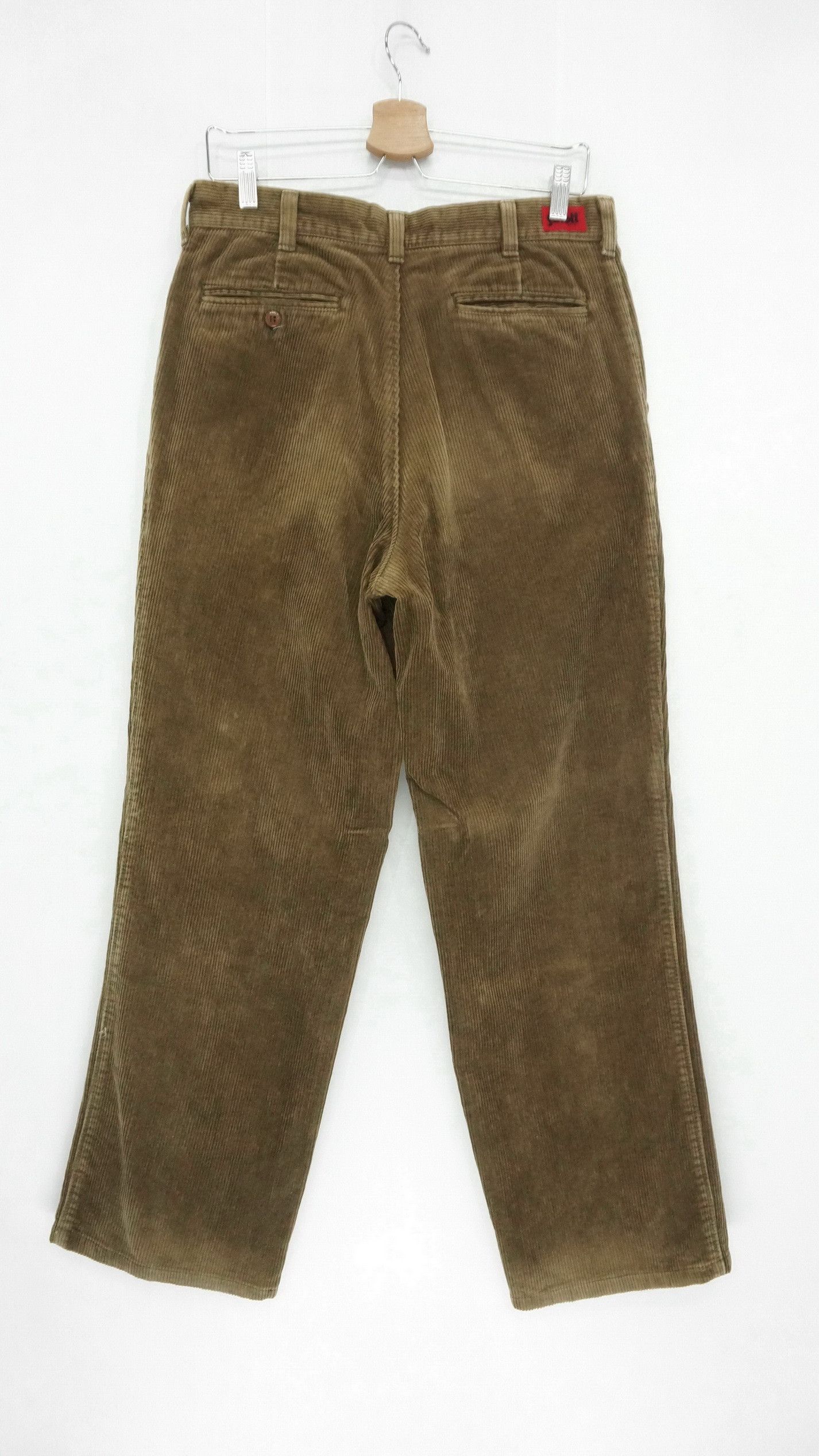 Schott SCHOTT Vintage Combat Trousers Distressed Faded Corduroy Size US 32 / EU 48 - 2 Thumbnail