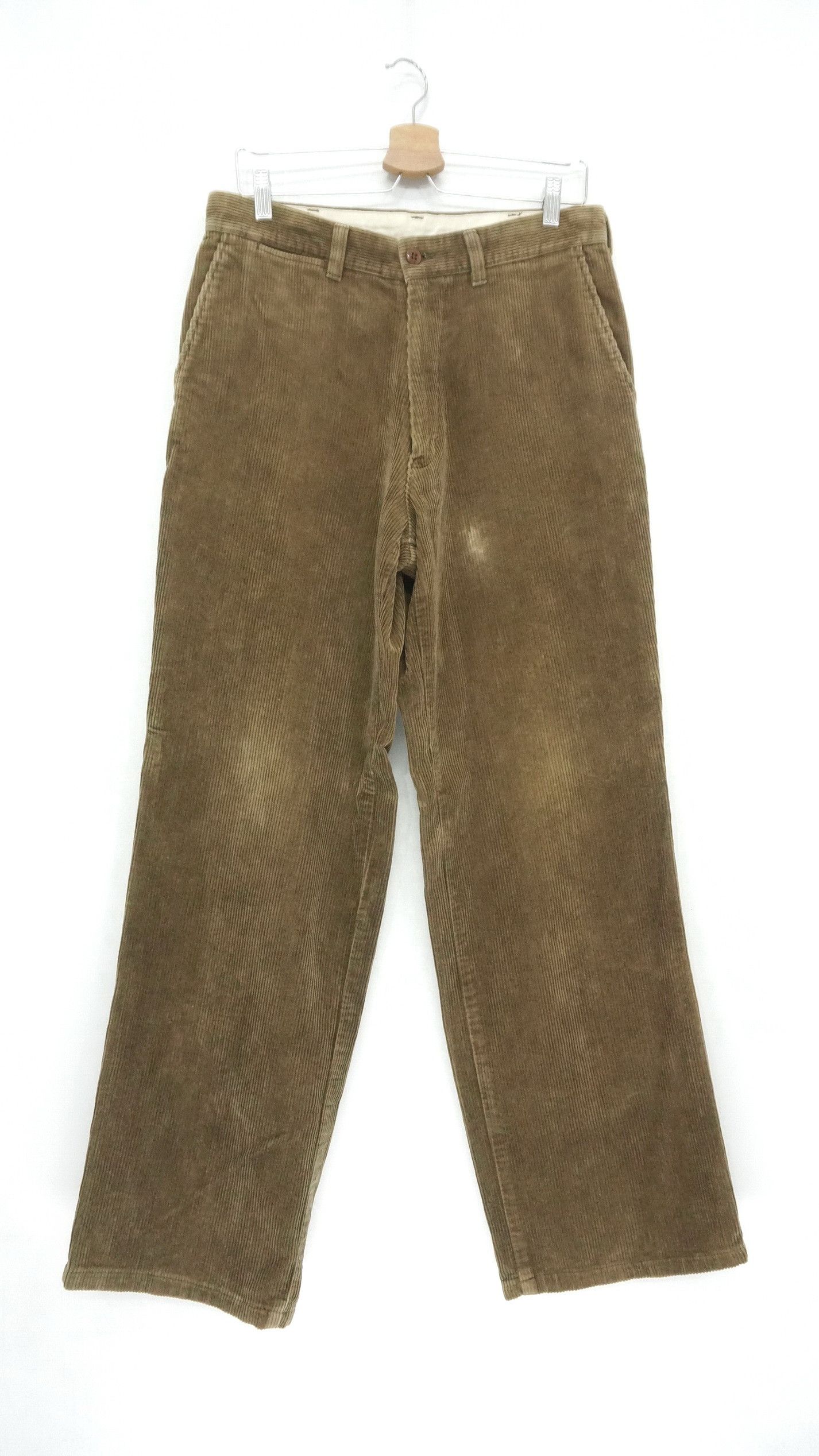 Schott SCHOTT Vintage Combat Trousers Distressed Faded Corduroy Size US 32 / EU 48 - 1 Thumbnail