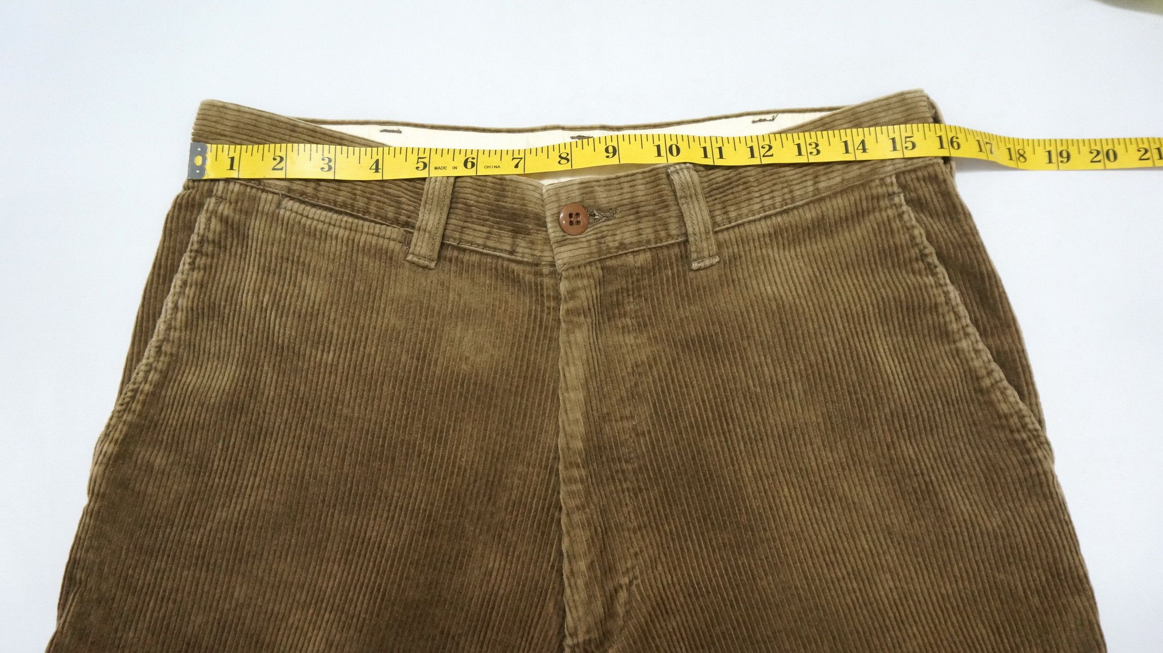 Schott SCHOTT Vintage Combat Trousers Distressed Faded Corduroy Size US 32 / EU 48 - 11 Thumbnail