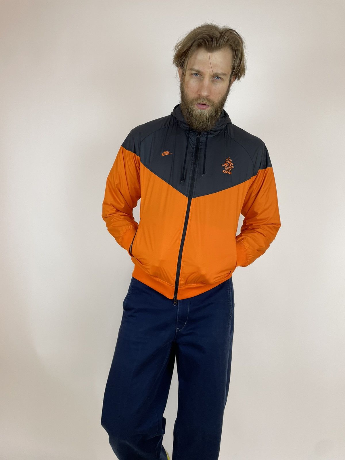 Nike NIKE KNVB Jacket Hooded track jacket Mens size M Size US M / EU 48-50 / 2 - 3 Thumbnail