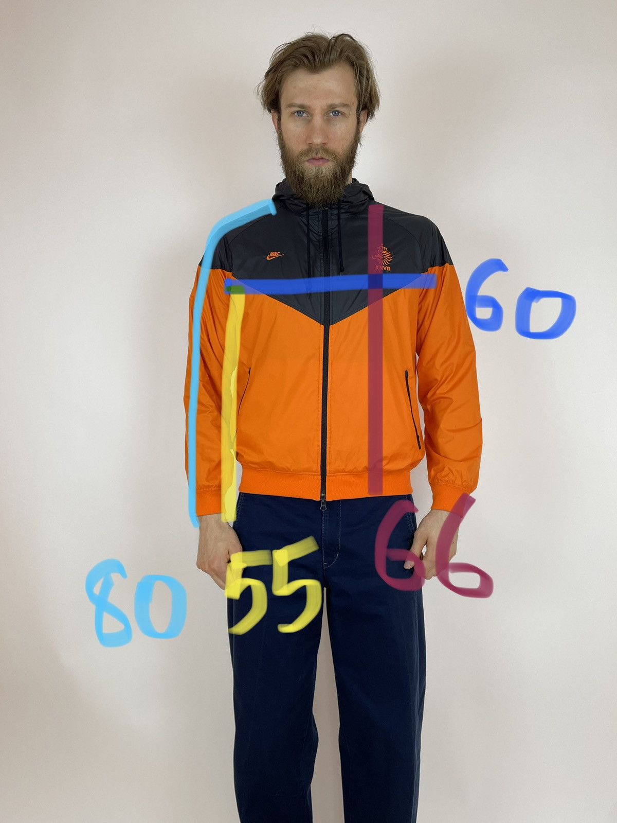 Nike NIKE KNVB Jacket Hooded track jacket Mens size M Size US M / EU 48-50 / 2 - 17 Thumbnail