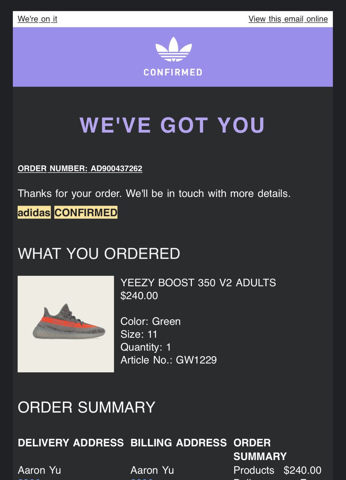 Adidas × Kanye West adidas Yeezy Boost 350 v2 Beluga Reflective Size US 11 / EU 44 - 2 Thumbnail