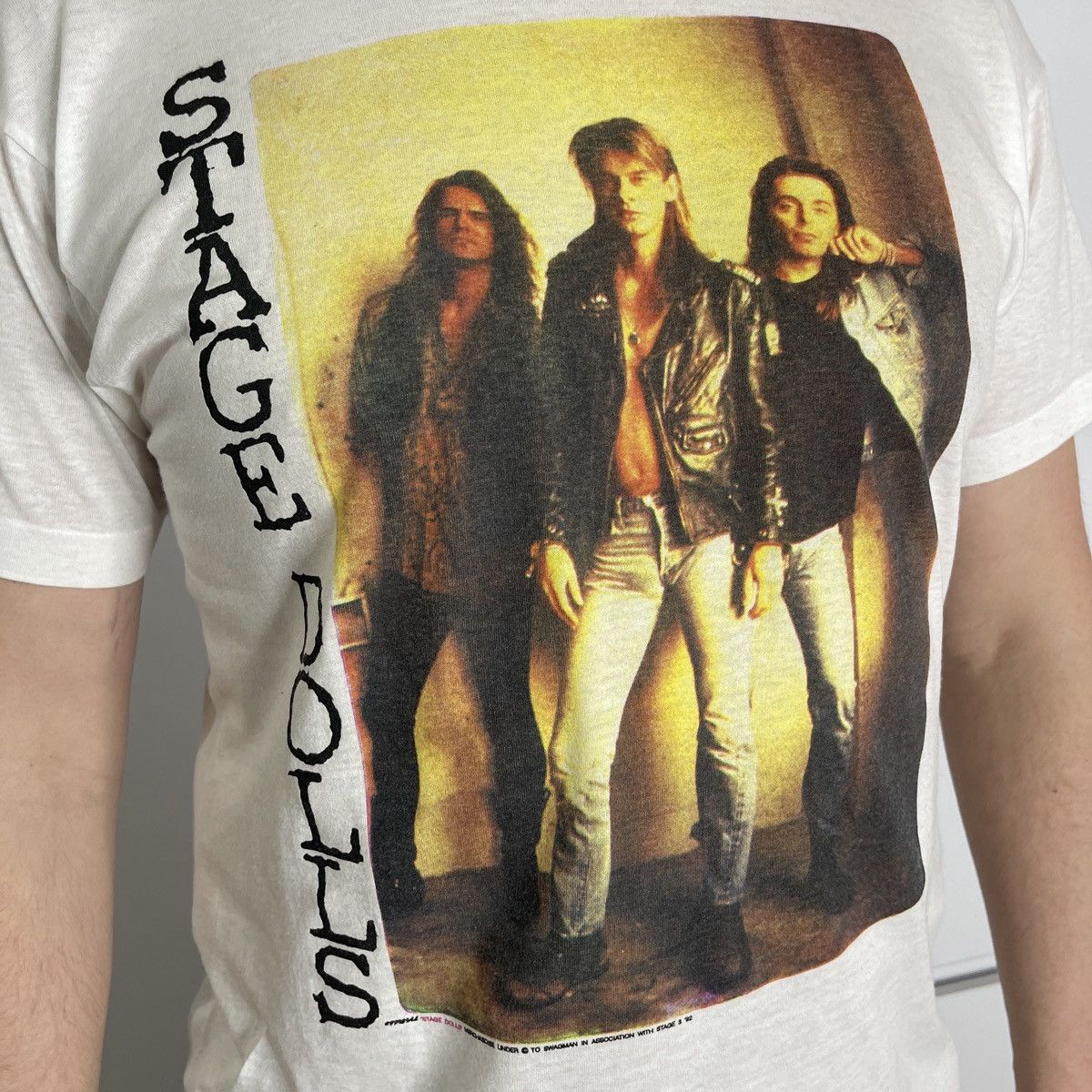 Band Tees STAGE DOLLS EUROPEAN TOUR SCREEN Stars 1992 Vintage Bandtees Size US L / EU 52-54 / 3 - 2 Thumbnail