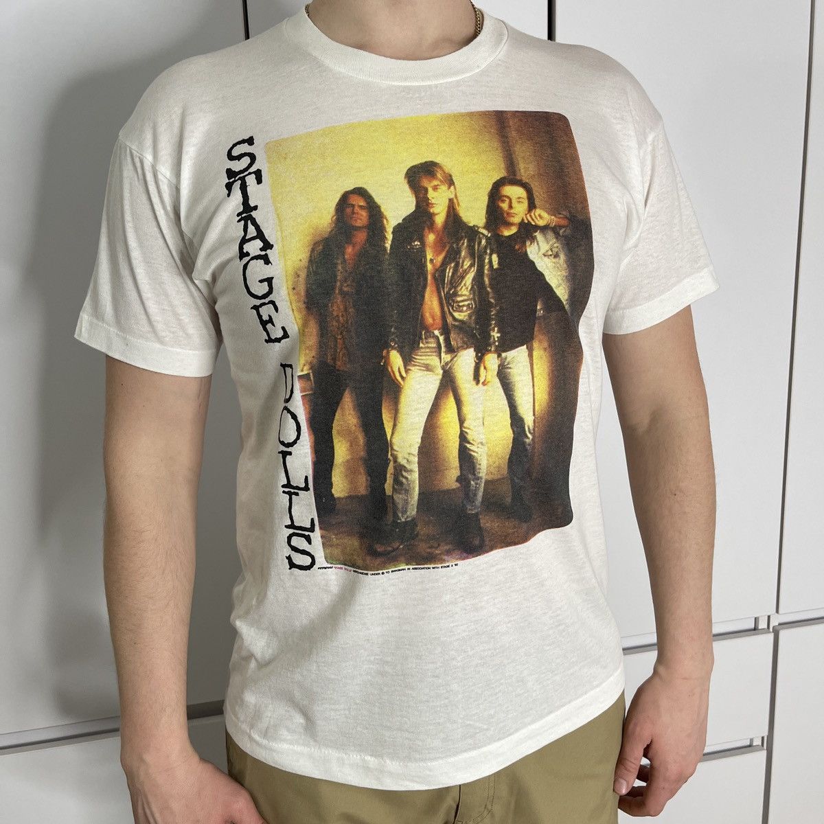 Band Tees STAGE DOLLS EUROPEAN TOUR SCREEN Stars 1992 Vintage Bandtees Size US L / EU 52-54 / 3 - 1 Thumbnail
