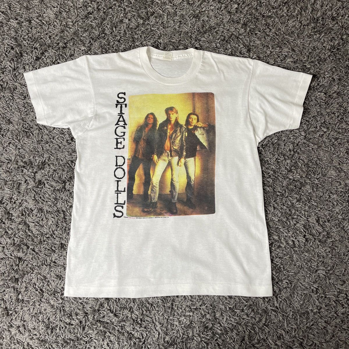 Band Tees STAGE DOLLS EUROPEAN TOUR SCREEN Stars 1992 Vintage Bandtees Size US L / EU 52-54 / 3 - 12 Thumbnail