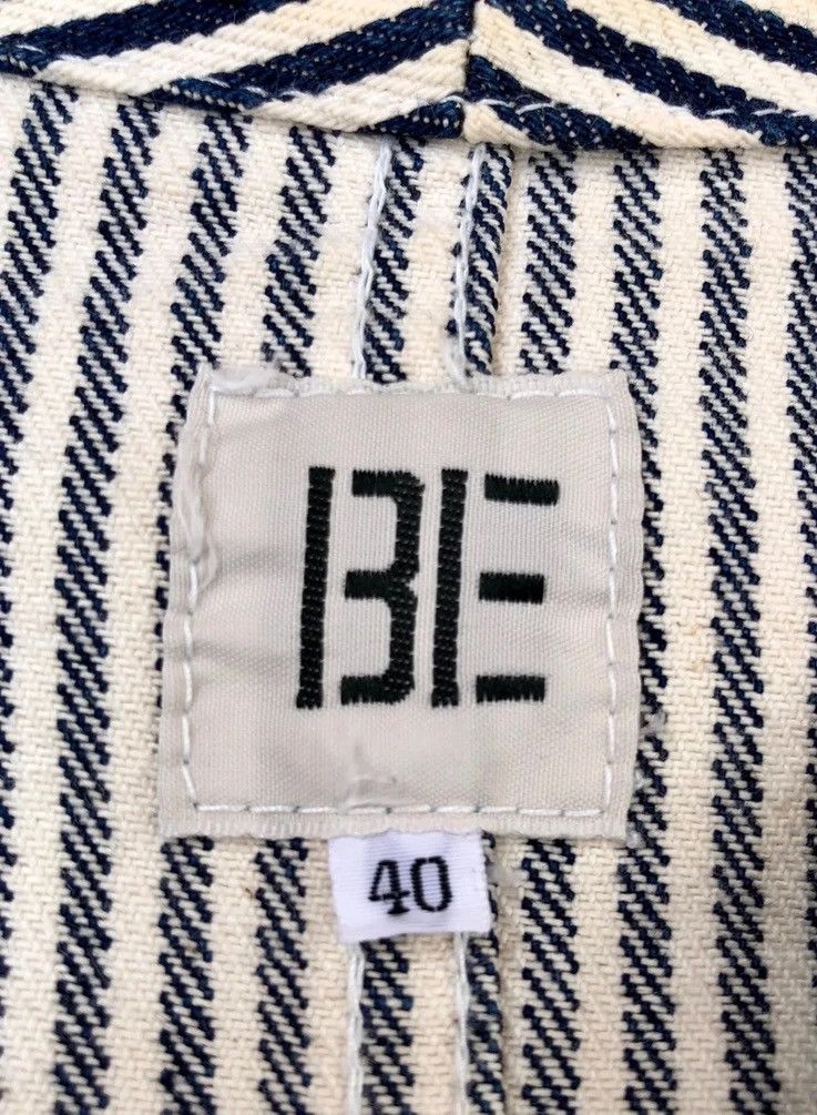 Japanese Brand × MasterPiece Rare Masterpiece & Co Japan BE Hickory Stripes Chore Jacket Size US M / EU 48-50 / 2 - 10 Thumbnail