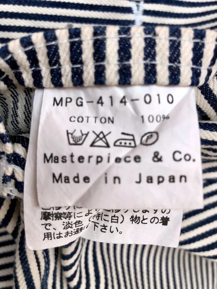Japanese Brand × MasterPiece Rare Masterpiece & Co Japan BE Hickory Stripes Chore Jacket Size US M / EU 48-50 / 2 - 11 Thumbnail