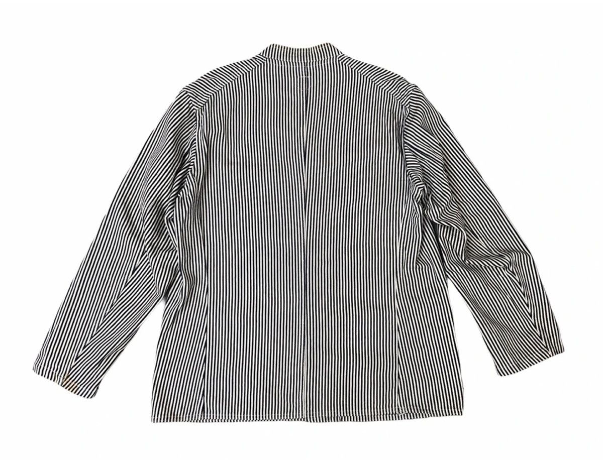 Japanese Brand × MasterPiece Rare Masterpiece & Co Japan BE Hickory Stripes Chore Jacket Size US M / EU 48-50 / 2 - 6 Thumbnail