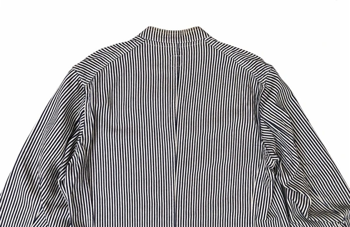 Japanese Brand × MasterPiece Rare Masterpiece & Co Japan BE Hickory Stripes Chore Jacket Size US M / EU 48-50 / 2 - 8 Thumbnail