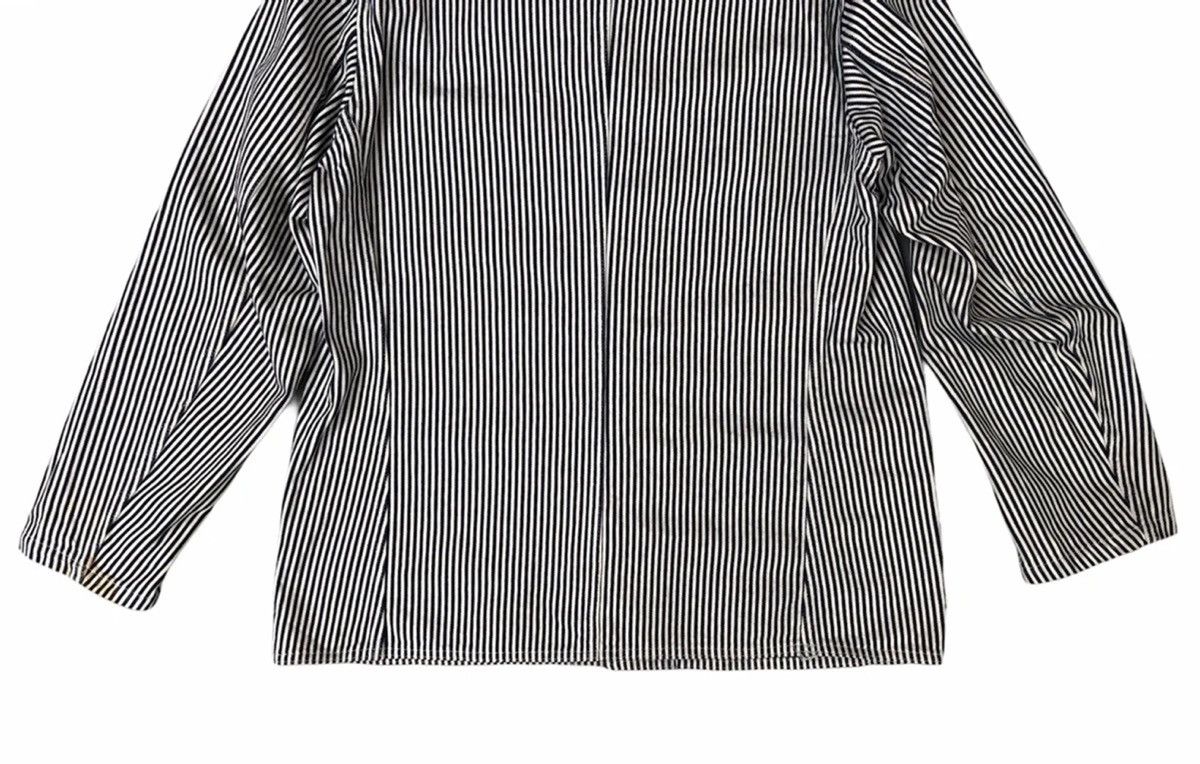 Japanese Brand × MasterPiece Rare Masterpiece & Co Japan BE Hickory Stripes Chore Jacket Size US M / EU 48-50 / 2 - 9 Thumbnail