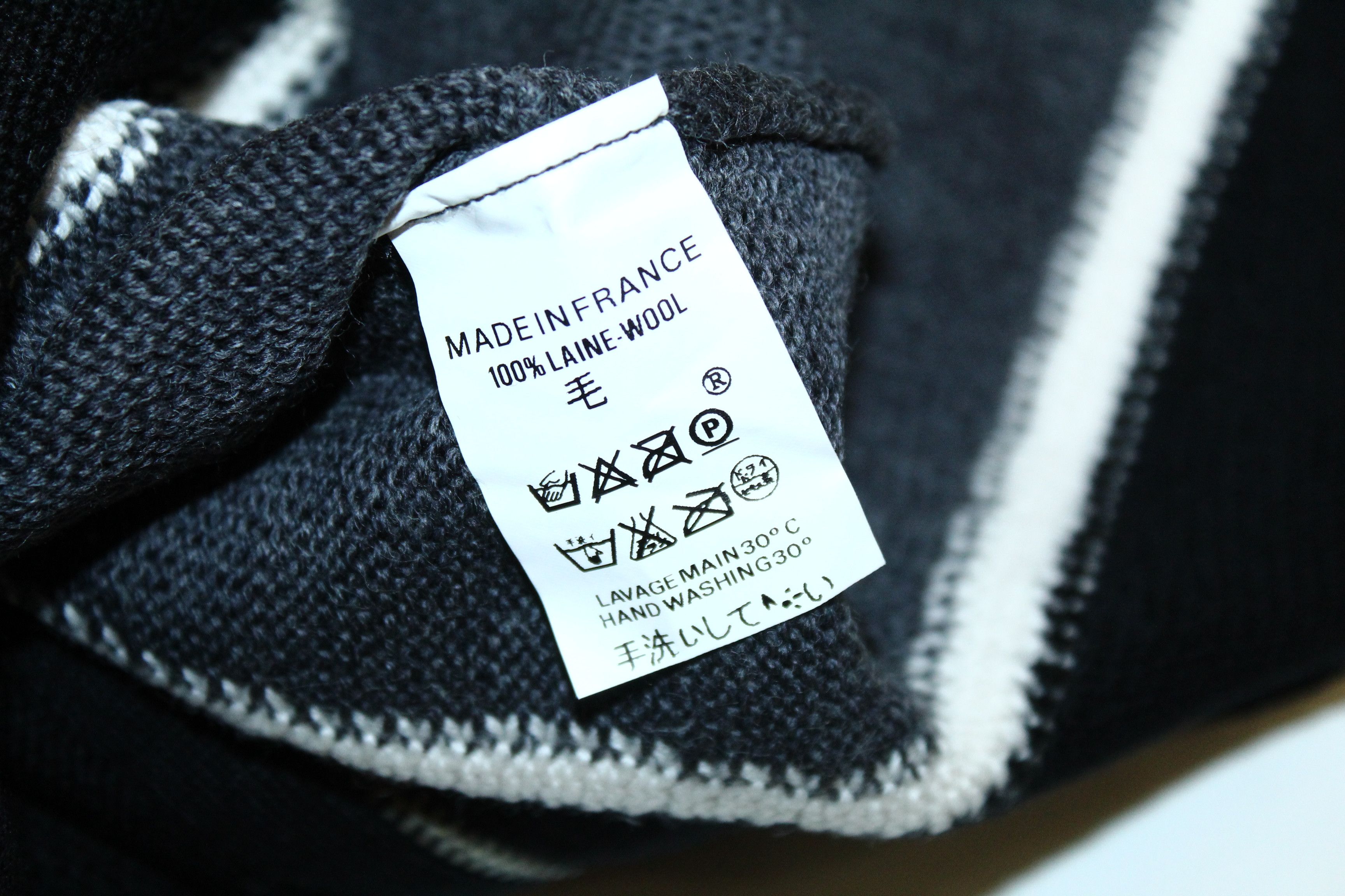 Japanese Brand 💥Tiki Tirawa Paris Colorblock Full Zip Knitted Jacket Size US S / EU 44-46 / 1 - 7 Thumbnail