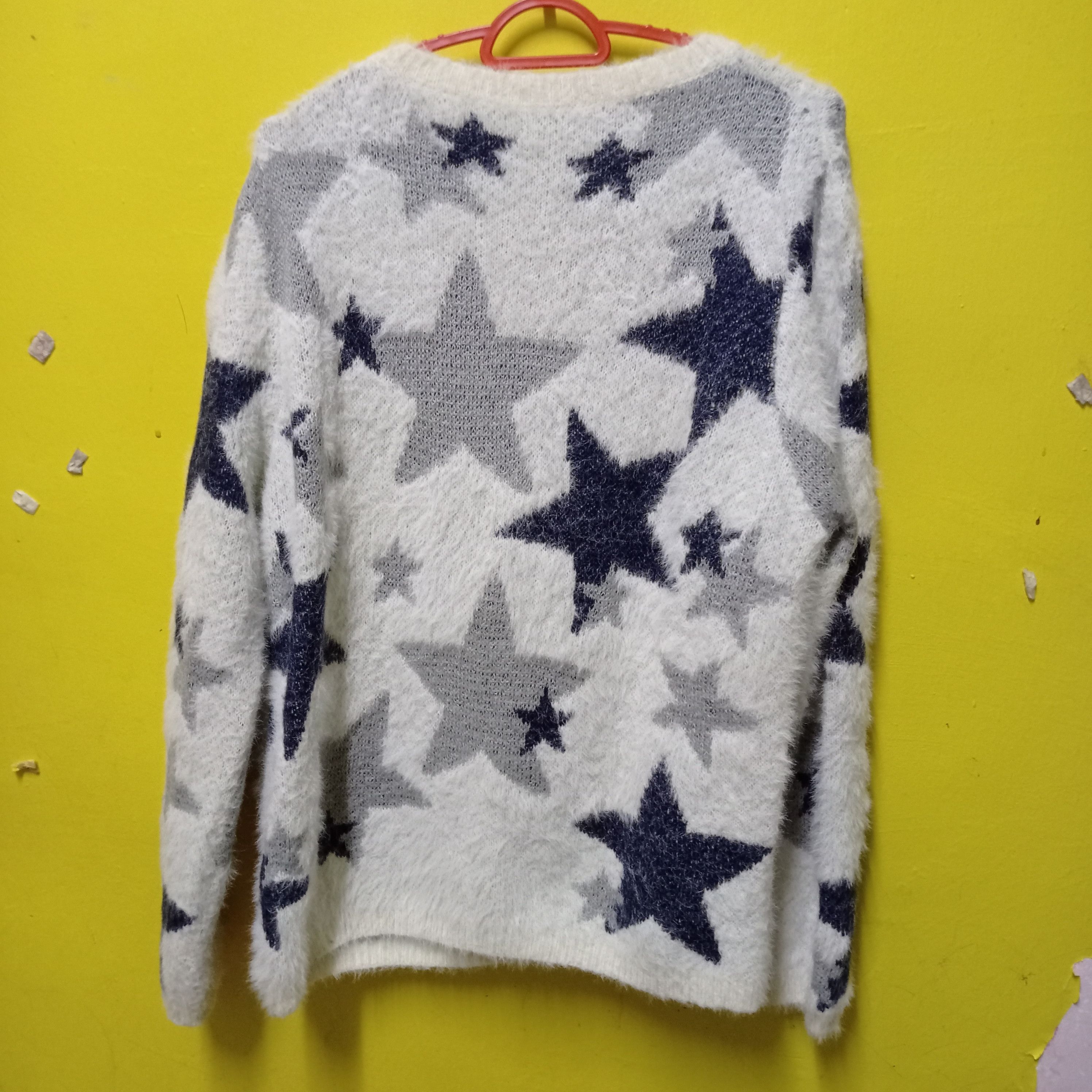 Aran Isles Knitwear × Japanese Brand RETRO SWEATSHIRT PIACERE SOFT FUR SHAGGY MOHAIR Size US M / EU 48-50 / 2 - 6 Thumbnail
