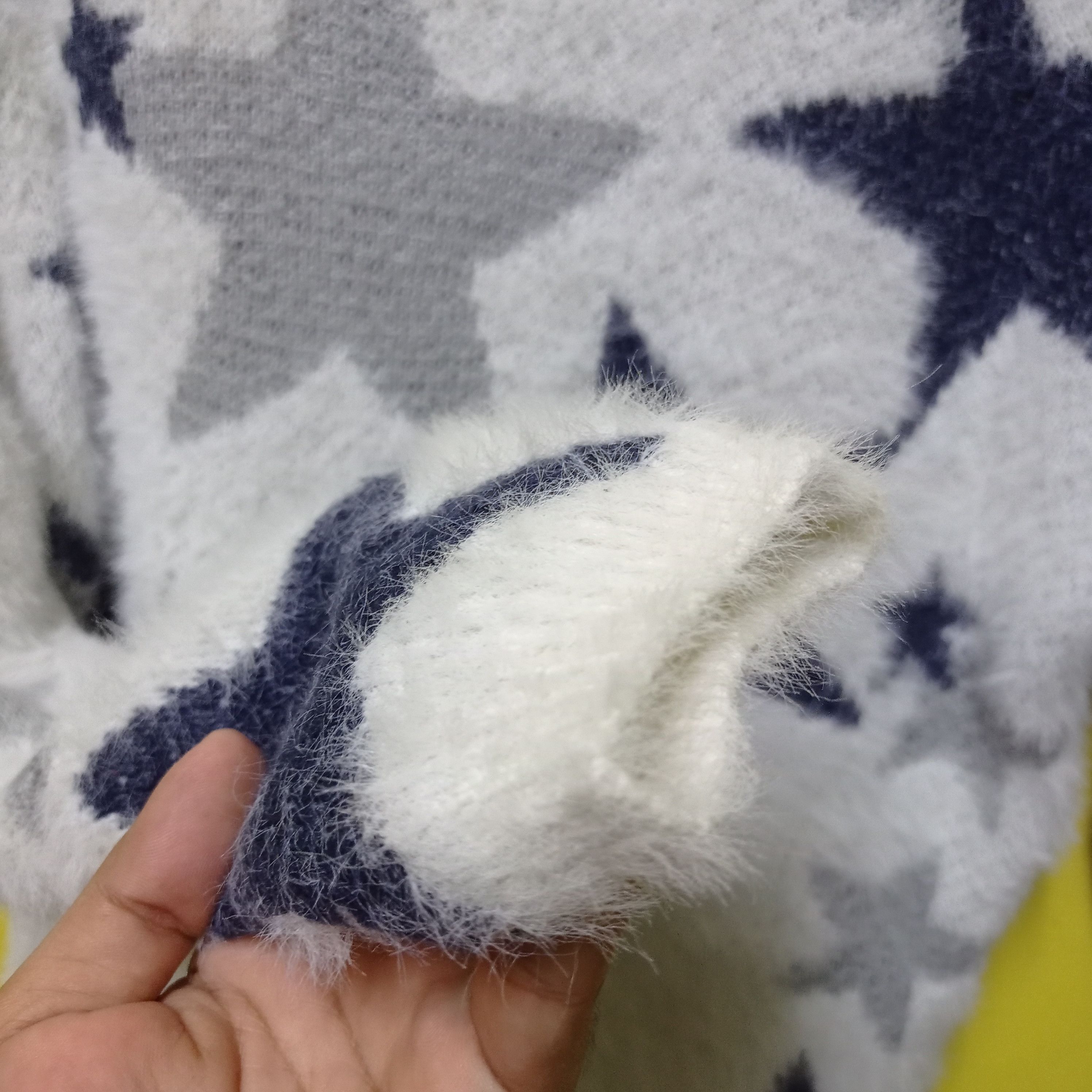 Aran Isles Knitwear × Japanese Brand RETRO SWEATSHIRT PIACERE SOFT FUR SHAGGY MOHAIR Size US M / EU 48-50 / 2 - 11 Thumbnail