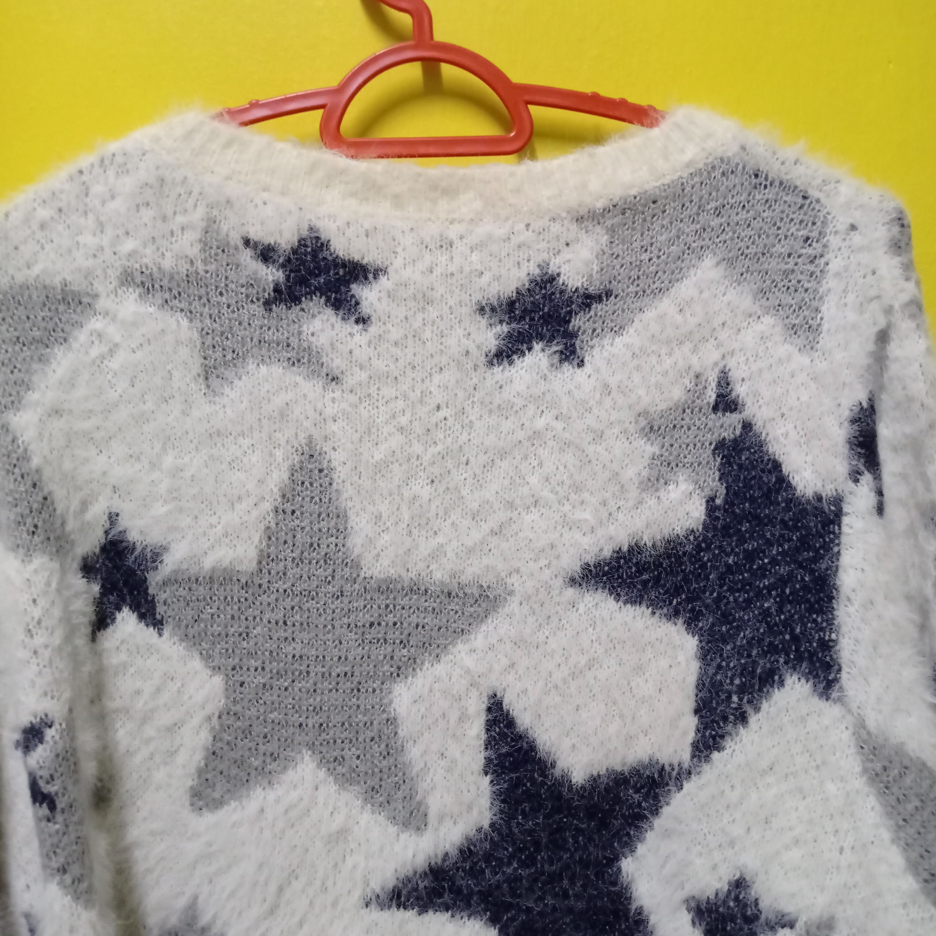 Aran Isles Knitwear × Japanese Brand RETRO SWEATSHIRT PIACERE SOFT FUR SHAGGY MOHAIR Size US M / EU 48-50 / 2 - 8 Thumbnail