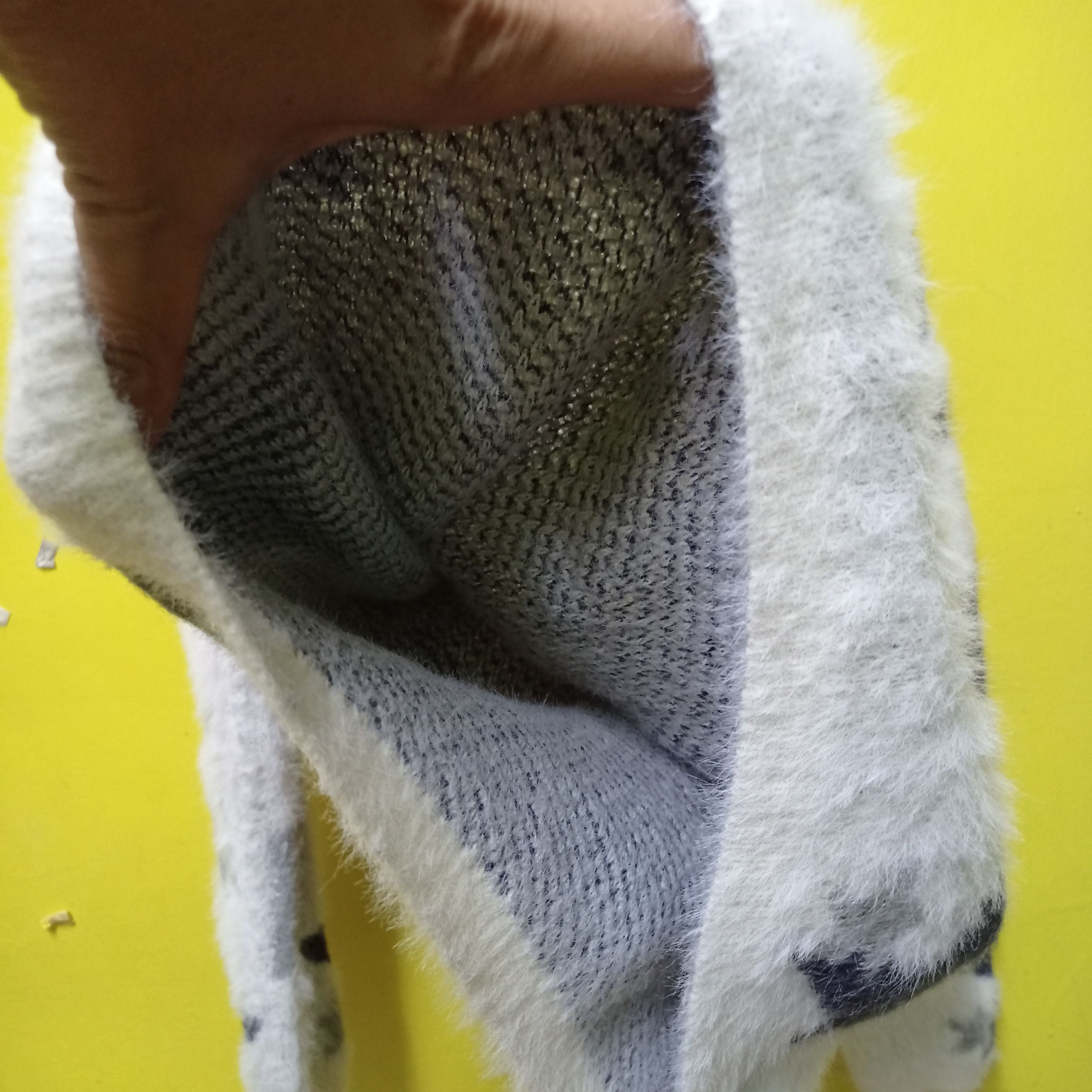 Aran Isles Knitwear × Japanese Brand RETRO SWEATSHIRT PIACERE SOFT FUR SHAGGY MOHAIR Size US M / EU 48-50 / 2 - 13 Thumbnail