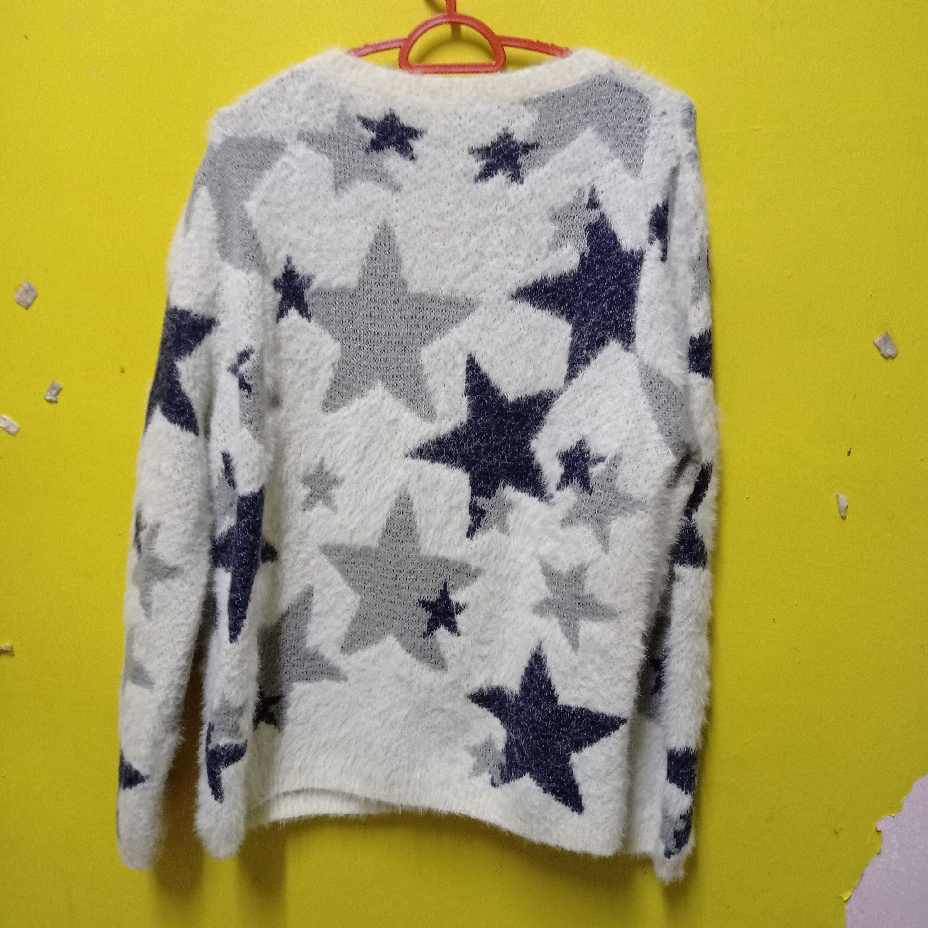 Aran Isles Knitwear × Japanese Brand RETRO SWEATSHIRT PIACERE SOFT FUR SHAGGY MOHAIR Size US M / EU 48-50 / 2 - 14 Thumbnail