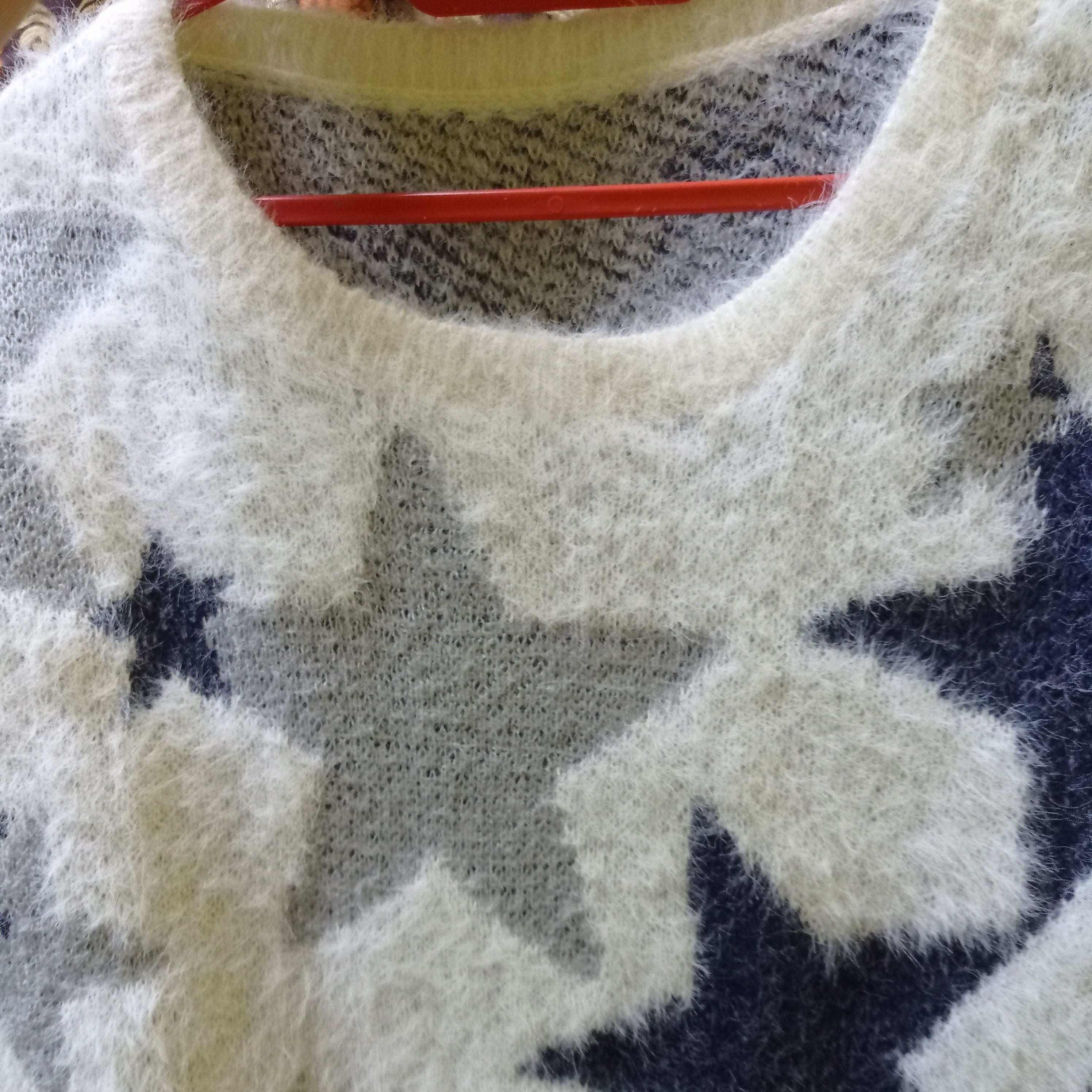 Aran Isles Knitwear × Japanese Brand RETRO SWEATSHIRT PIACERE SOFT FUR SHAGGY MOHAIR Size US M / EU 48-50 / 2 - 15 Thumbnail