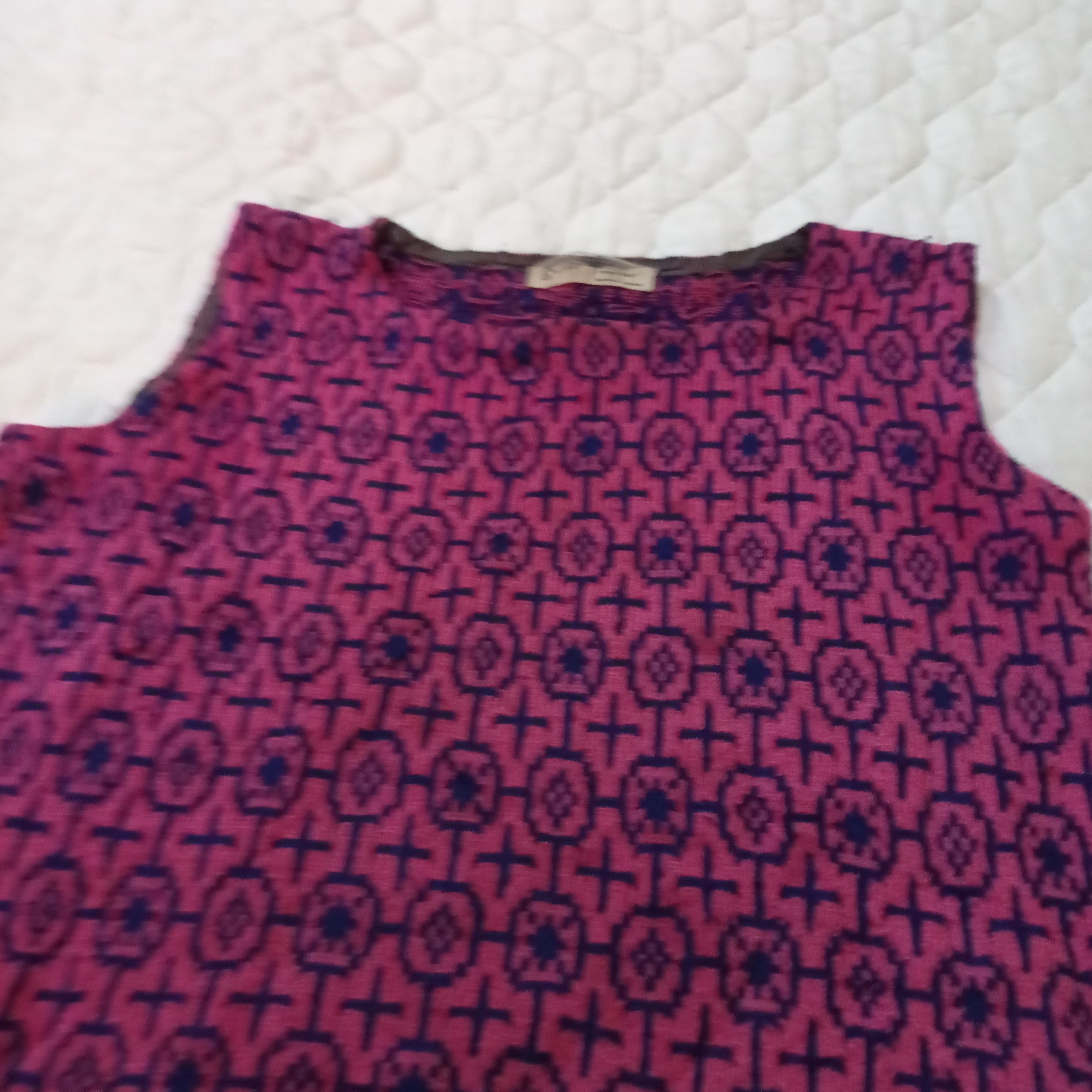 Designer × Japanese Brand RETRO Saito Toyoko Ladies Sleeveless luxury Shirt Size ONE SIZE - 5 Thumbnail