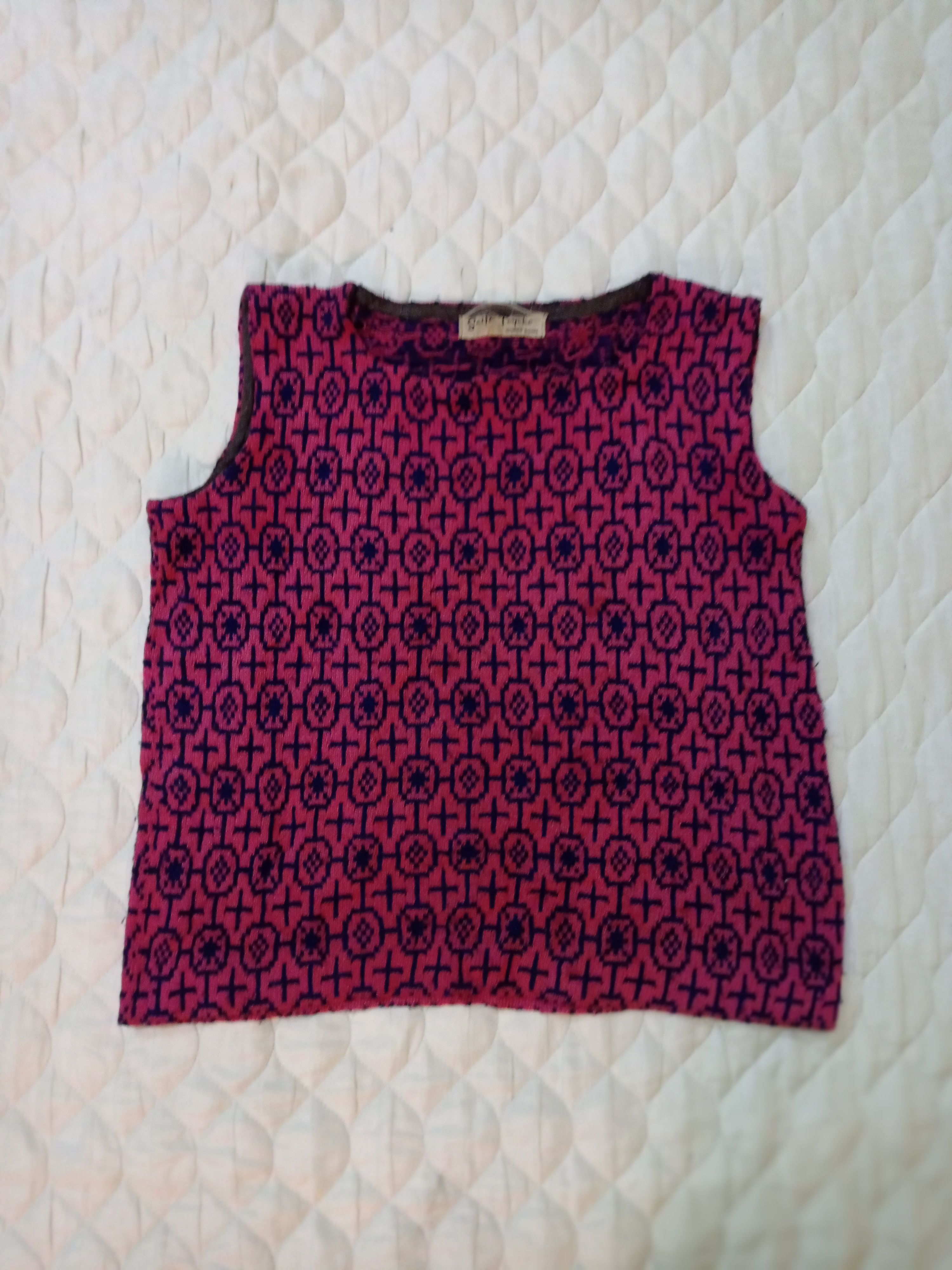 Designer × Japanese Brand RETRO Saito Toyoko Ladies Sleeveless luxury Shirt Size ONE SIZE - 1 Thumbnail