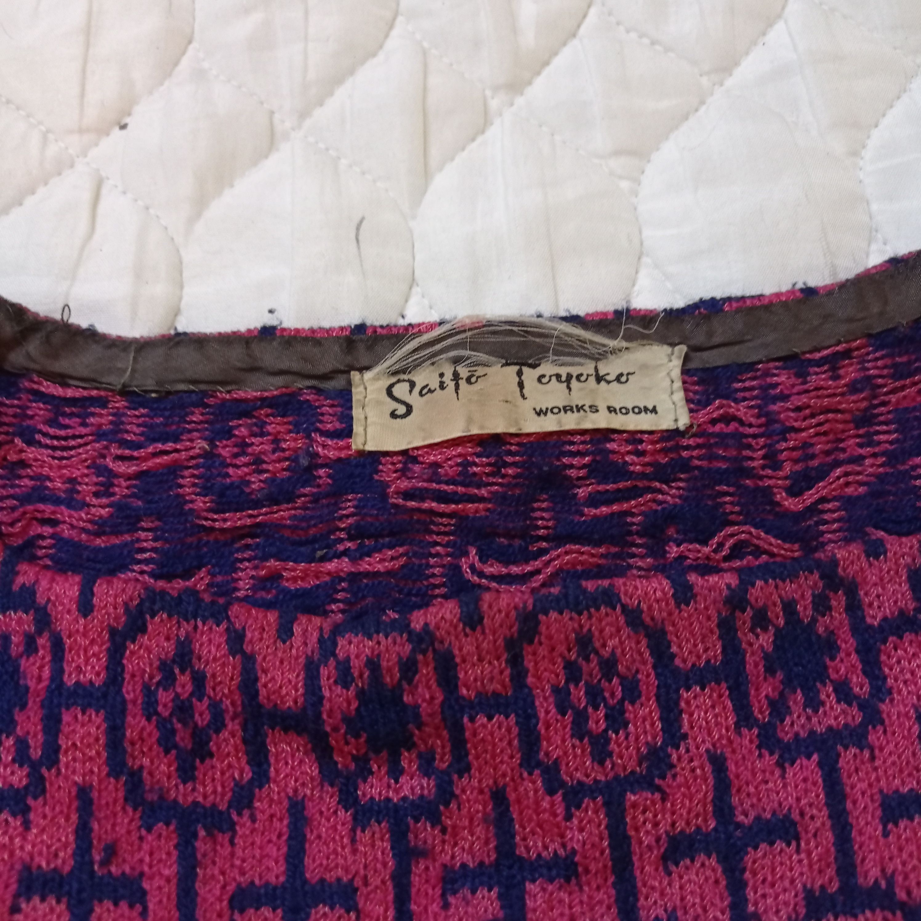 Designer × Japanese Brand RETRO Saito Toyoko Ladies Sleeveless luxury Shirt Size ONE SIZE - 6 Thumbnail