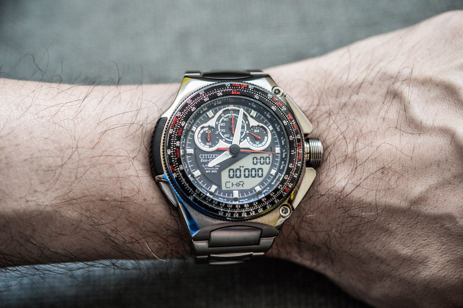 Citizen Promaster SST Titanium Chronograph Eco Drive $1300 | Grailed