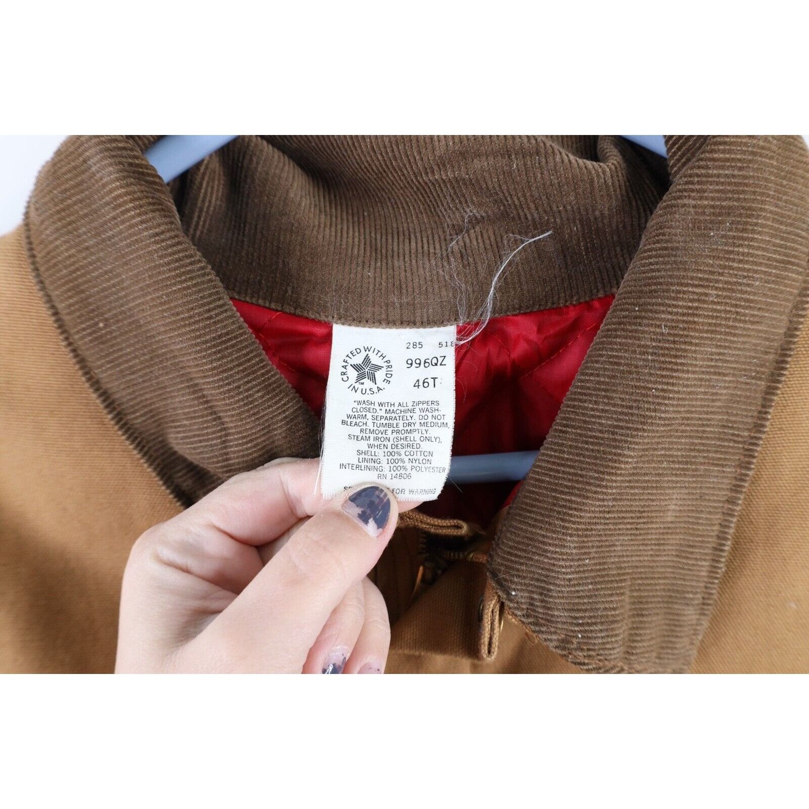 Carhartt × Vintage Vintage 80s Carhartt Quilt Lined Coveralls Bibs Duck Brown Size US 44 / EU 60 - 11 Thumbnail