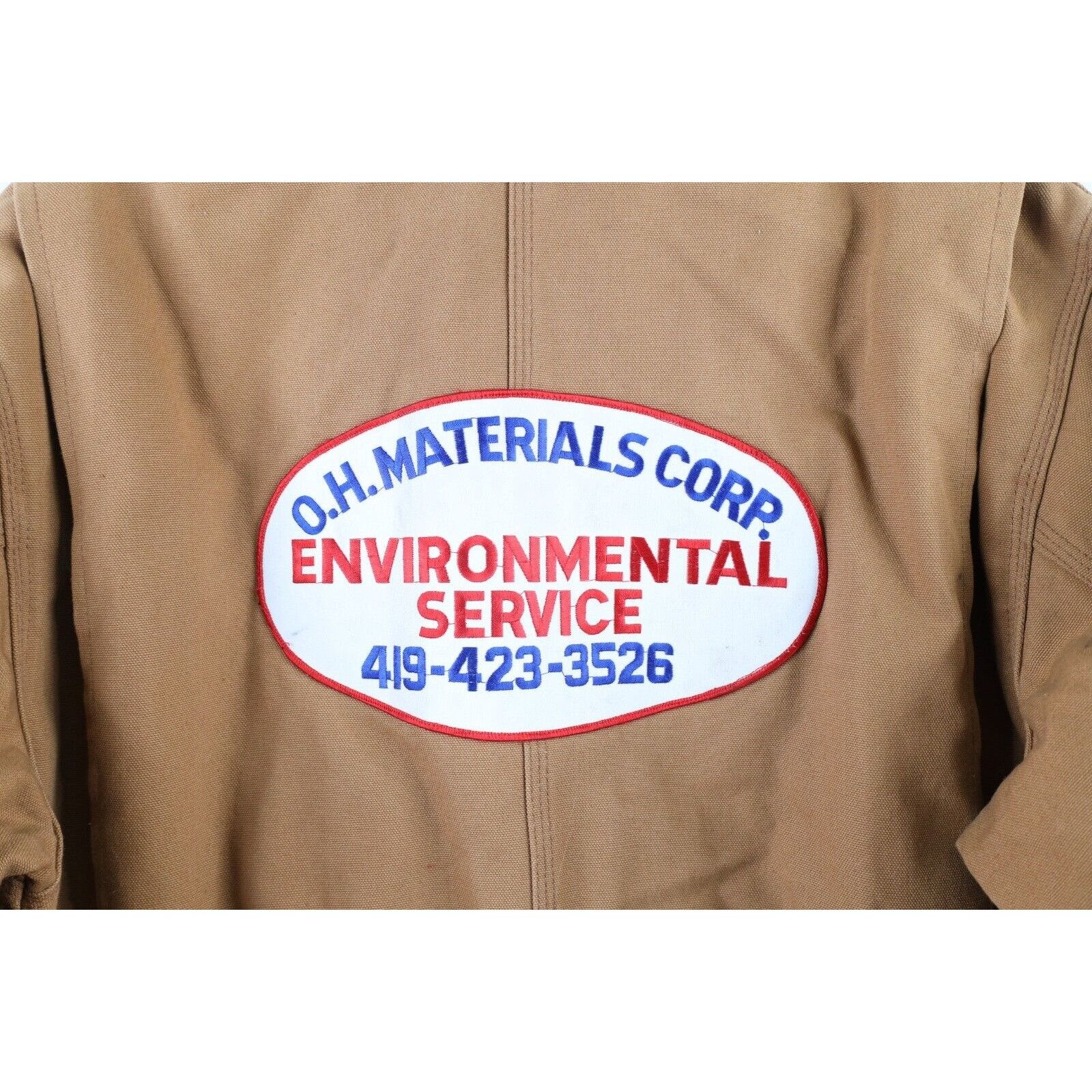 Carhartt × Vintage Vintage 80s Carhartt Quilt Lined Coveralls Bibs Duck Brown Size US 44 / EU 60 - 17 Thumbnail