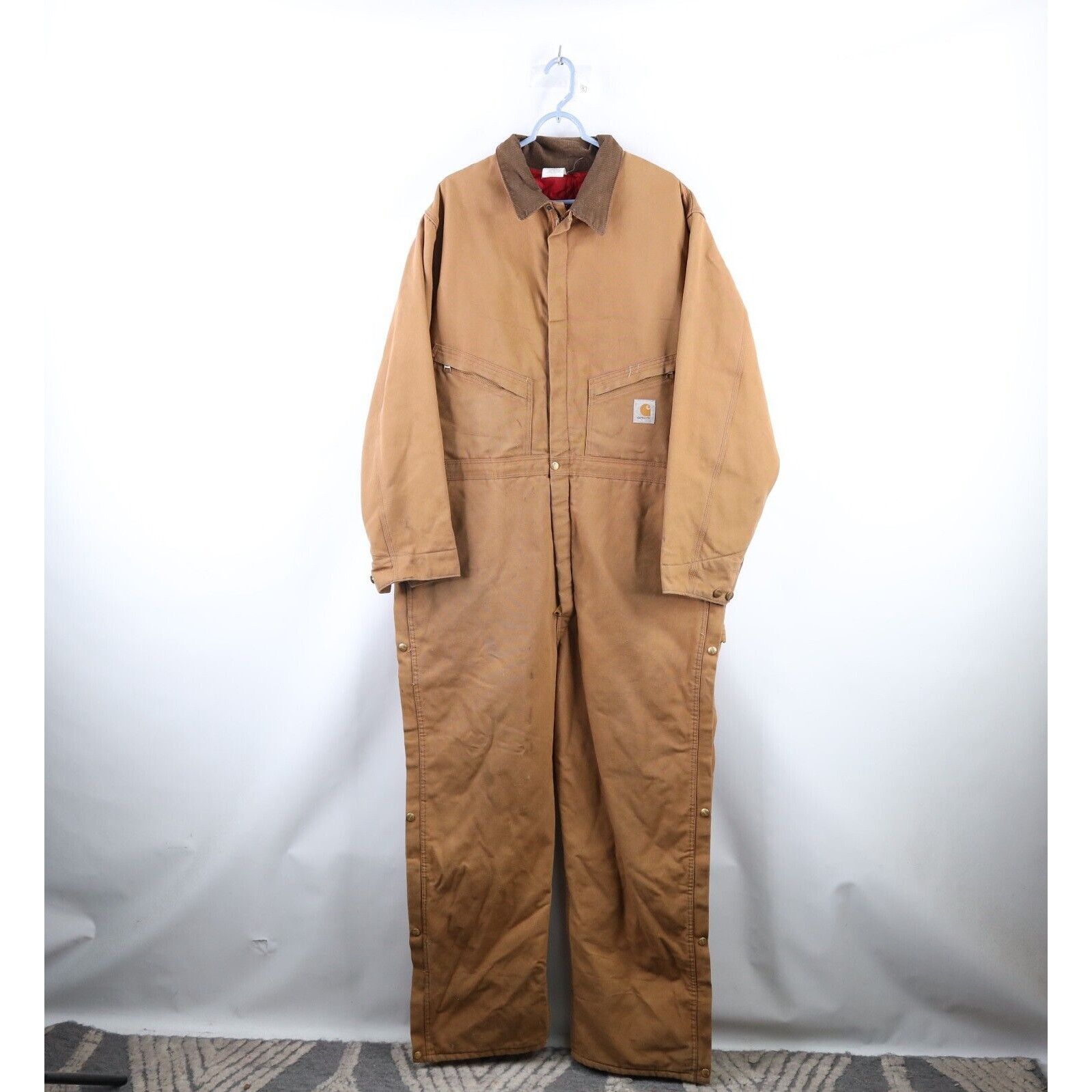 ジャケット・アウター Carhartt duck coverall beige vintage s-l400.jpg