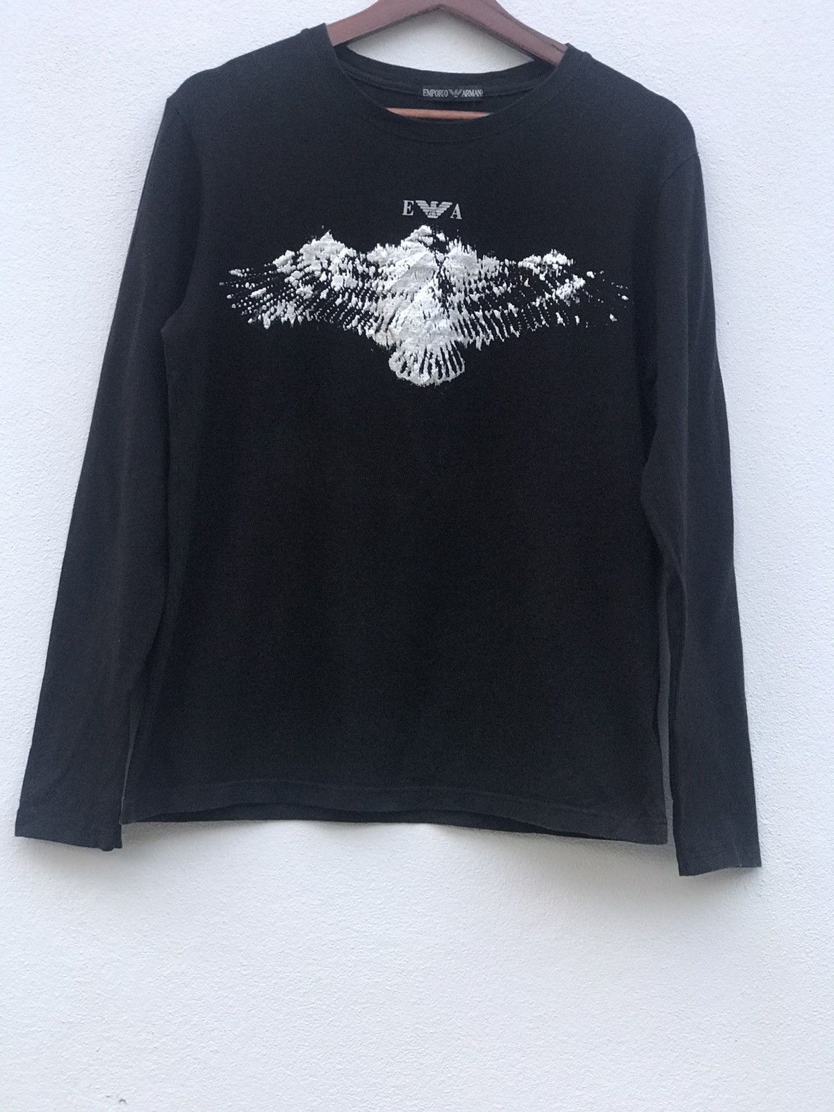 Emporio Armani Emporio Armani Long Sleeve Silver Bird Size US S / EU 44-46 / 1 - 1 Thumbnail