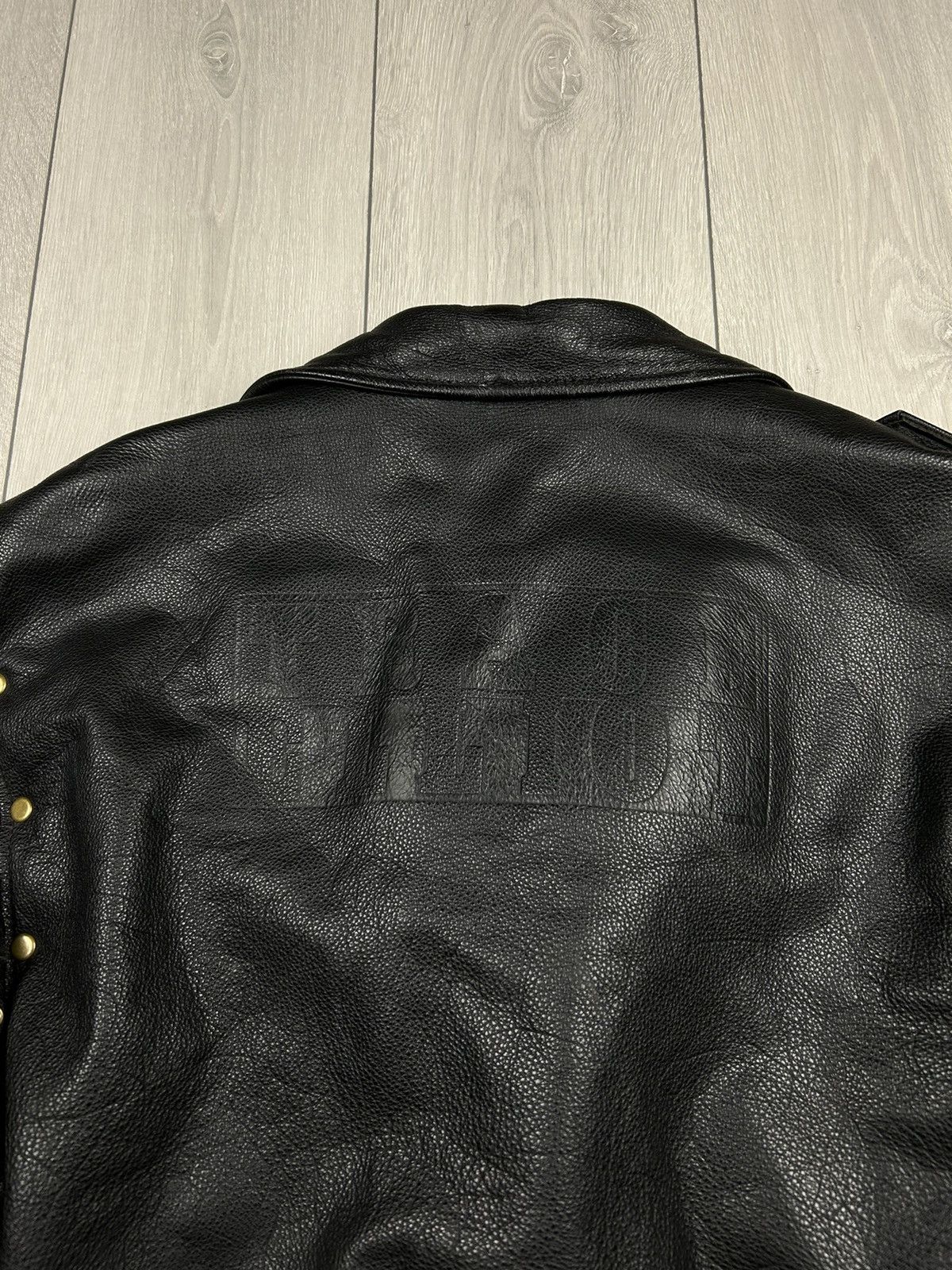 Vintage Vintage Leather Jacket Biker Black Size XL Size US XL / EU 56 / 4 - 10 Thumbnail