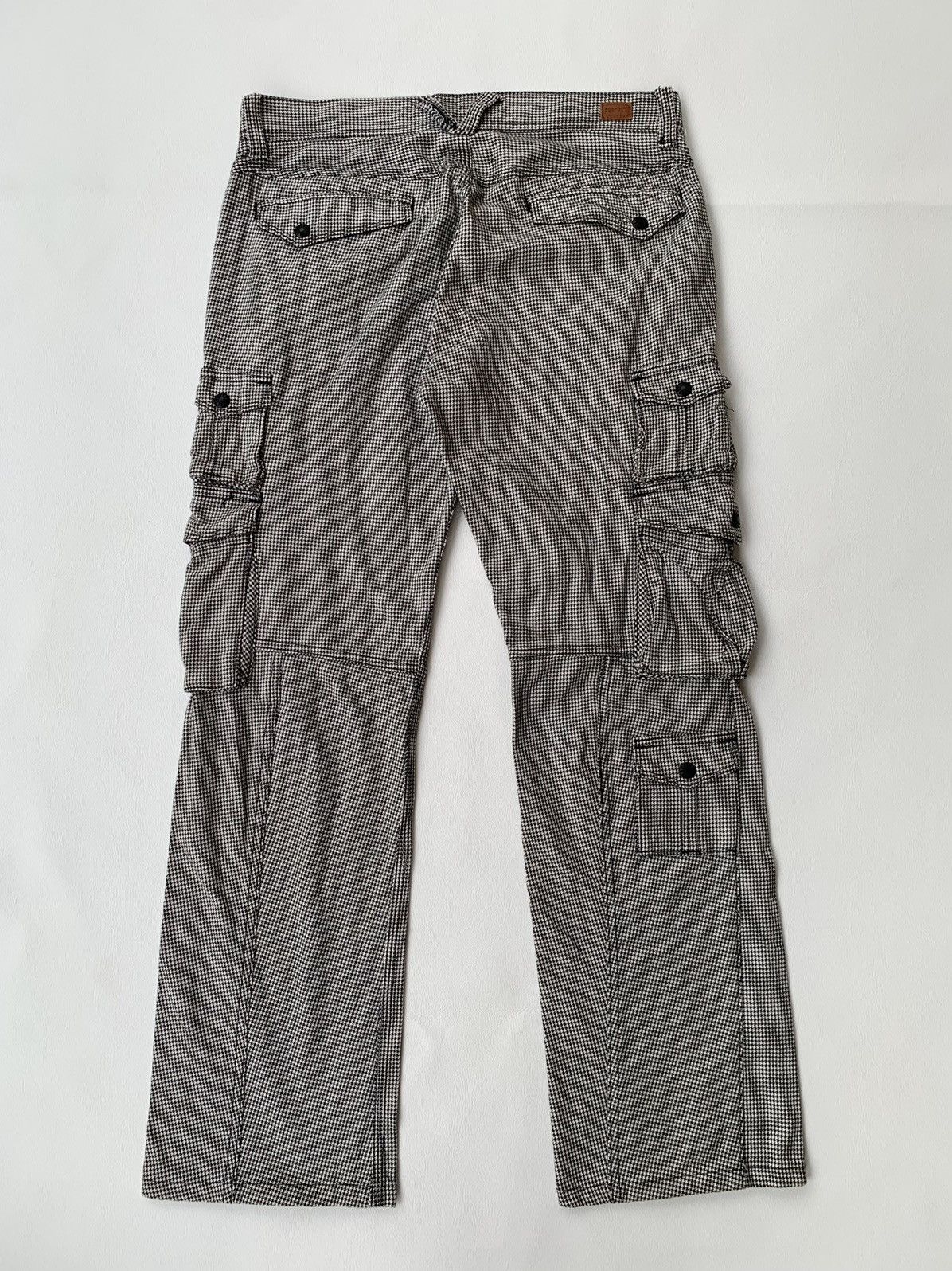 Beauty Beast 2000s Japanese Undefined Multipocket Tartan Cargo Pants Size US 33 - 2 Thumbnail
