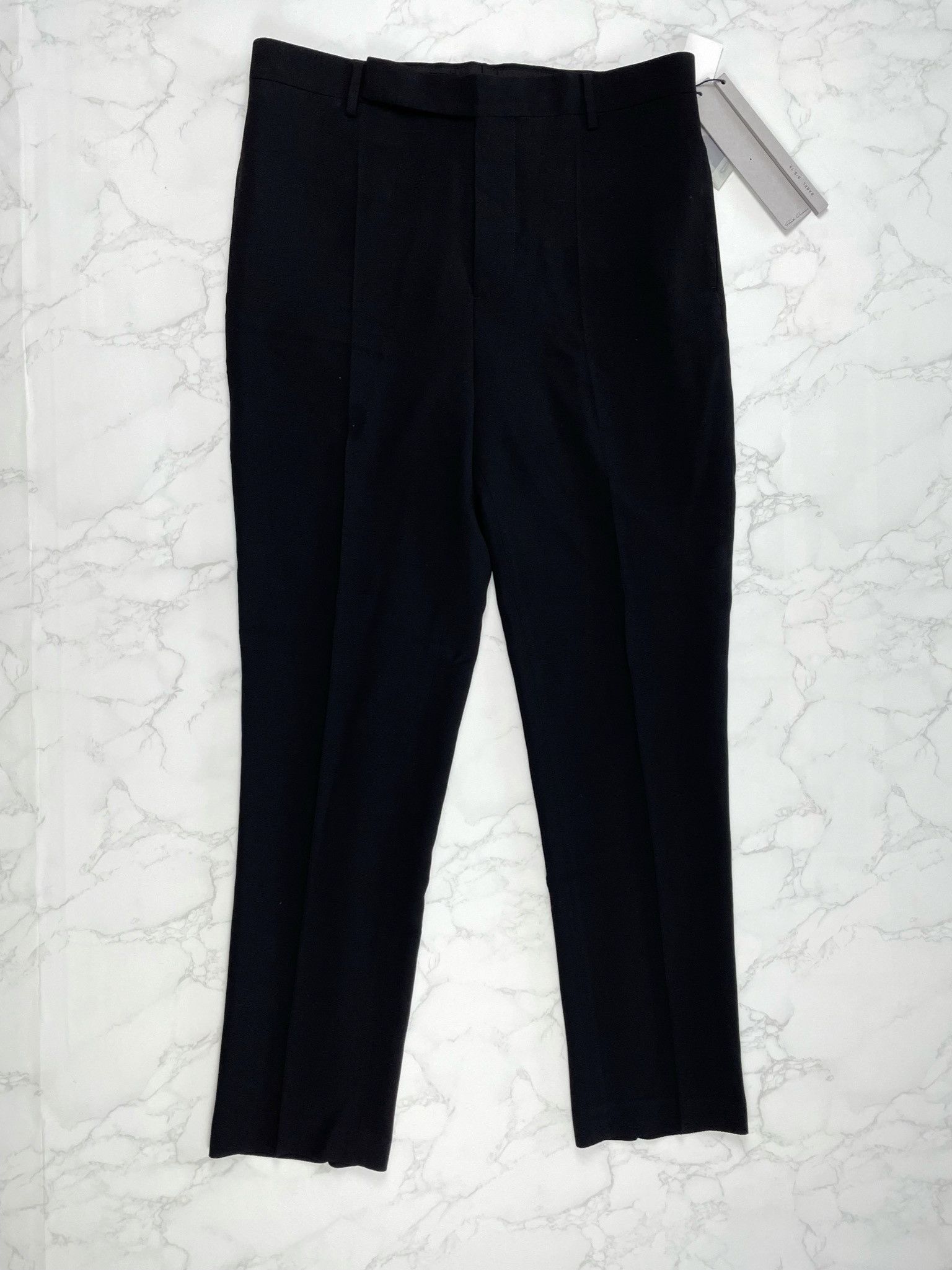 Rick Owens Rick Owens Black Austin Wool Pants Size US 31 - 8 Thumbnail