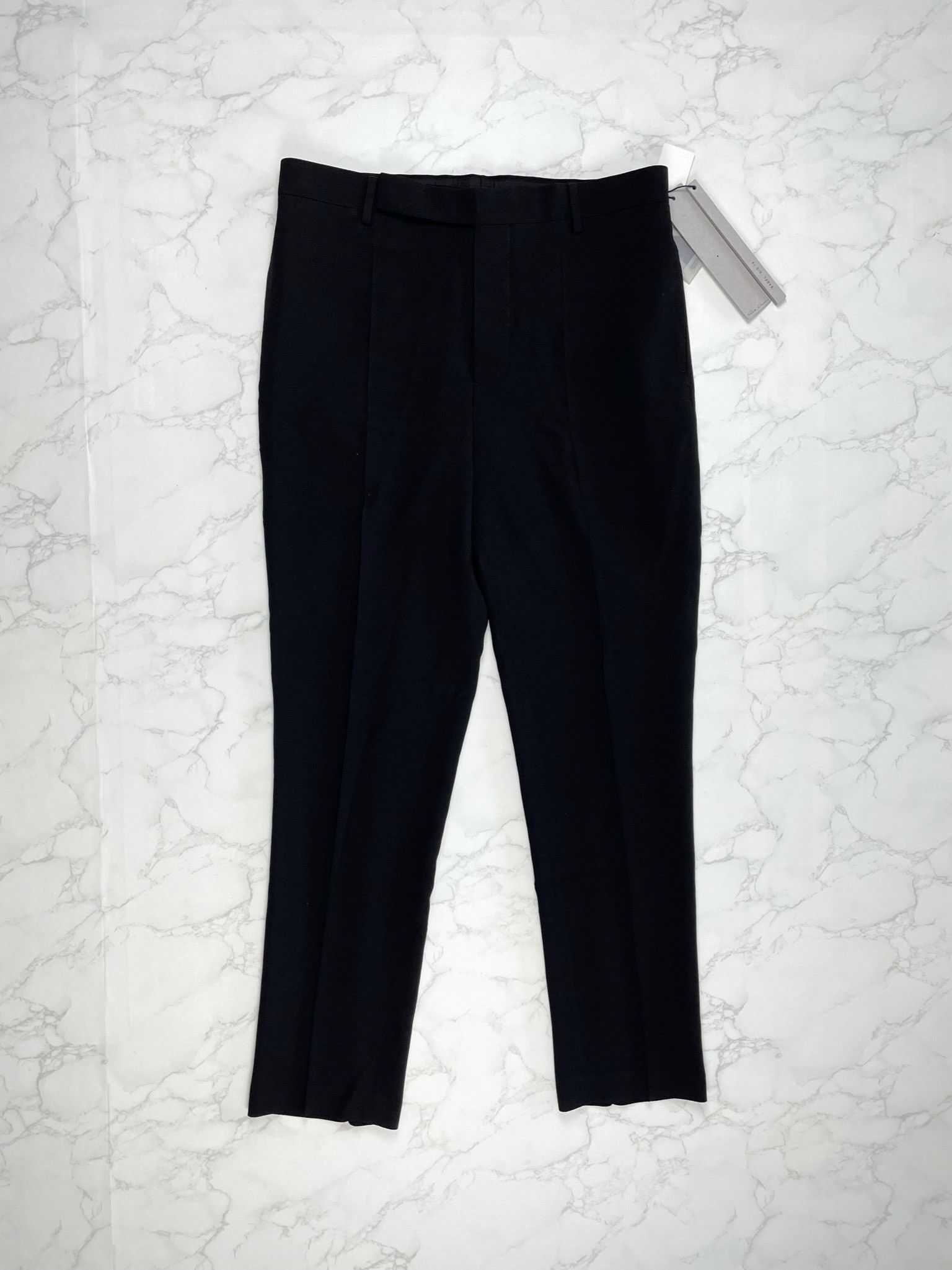 Rick Owens Rick Owens Black Austin Wool Pants Size US 31 - 1 Thumbnail