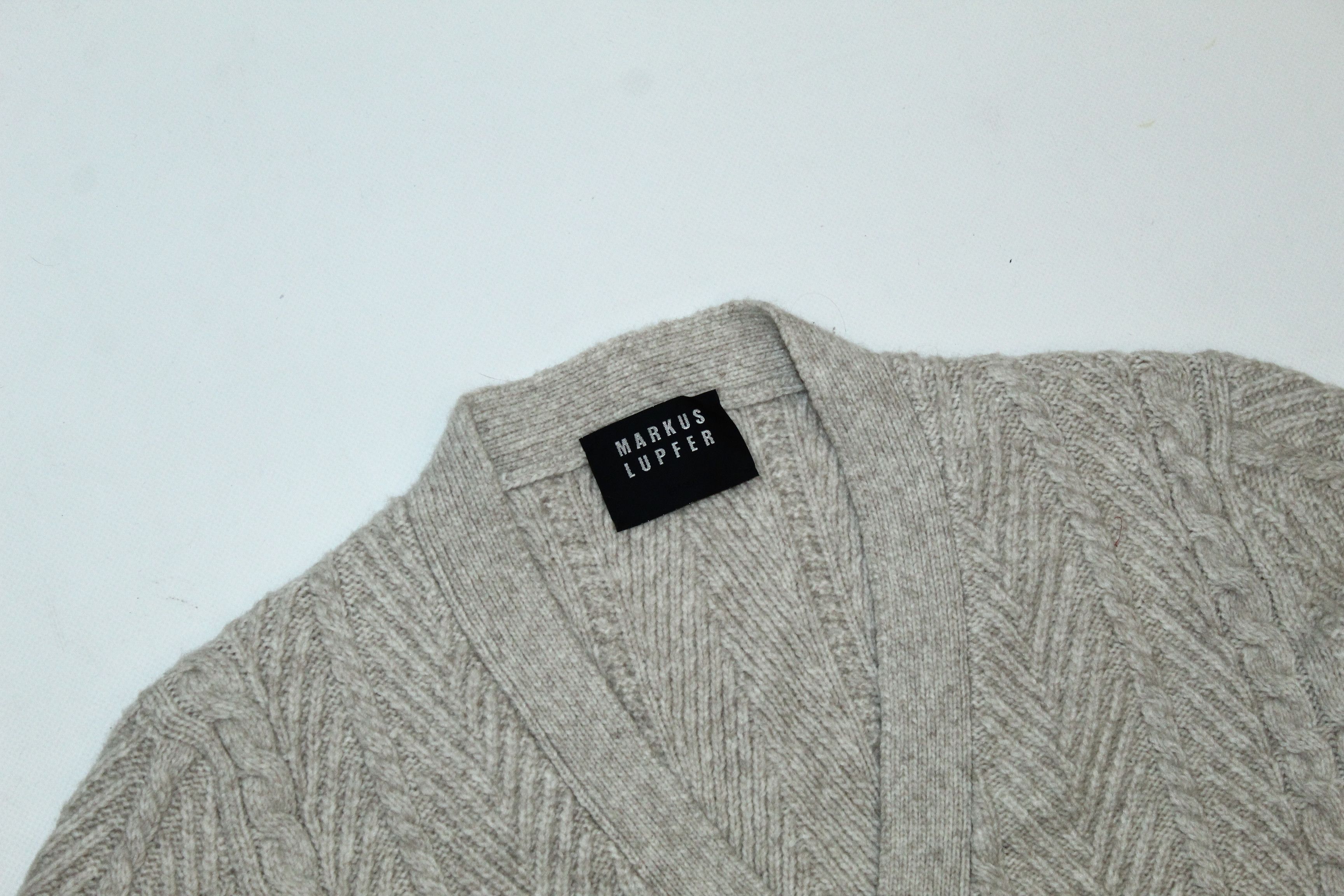 Markus Lupfer Markus Lupfer wool cable knit cardigan inlaid rhinestone Size M / US 6-8 / IT 42-44 - 5 Thumbnail