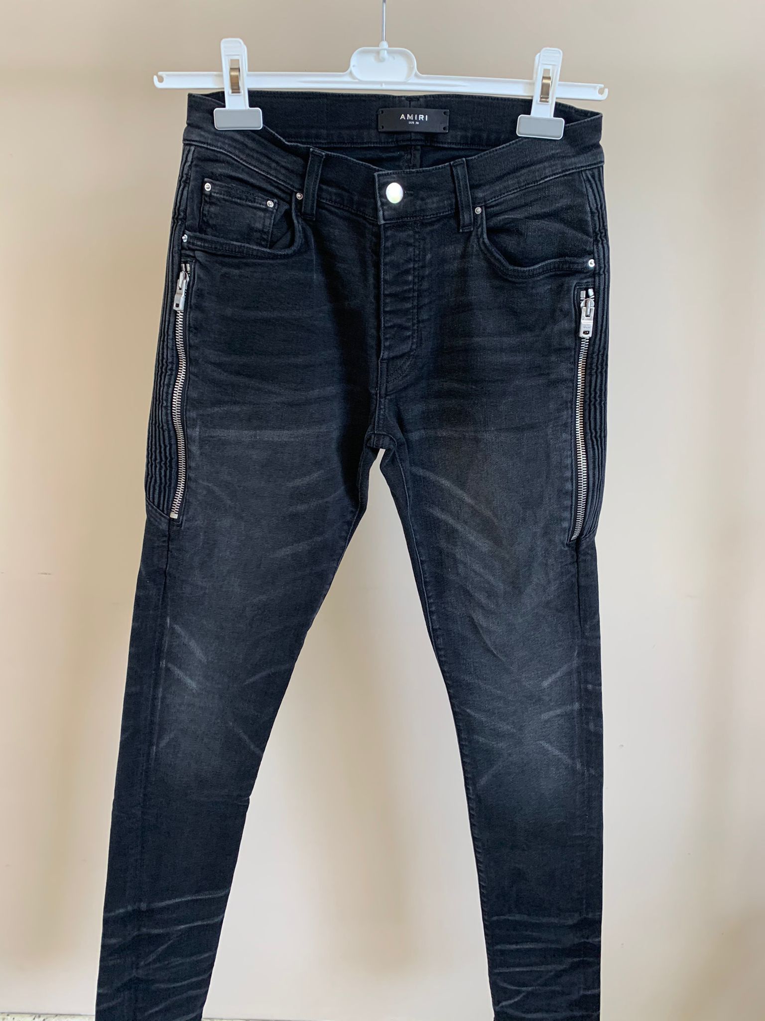 Half Track Denim in Aged Black