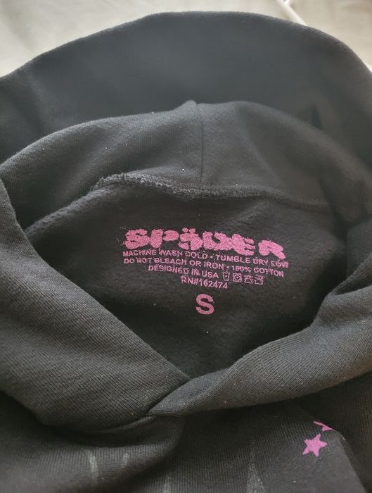 Young Thug Spyder hoodie Black Pink | Grailed