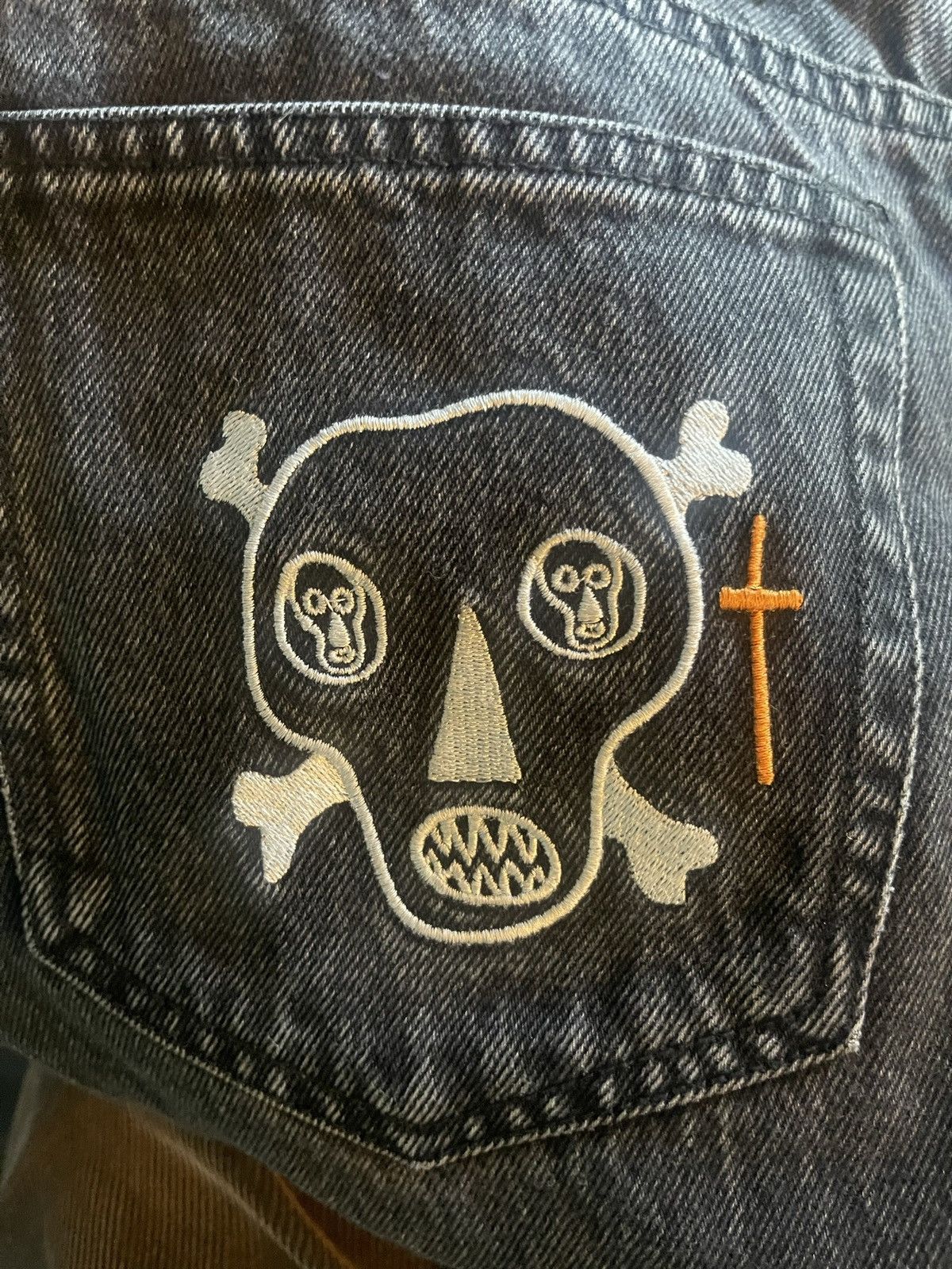 Supreme Supreme Clayton Patterson Skulls Denim Pants Size US 30 / EU 46 - 7 Thumbnail