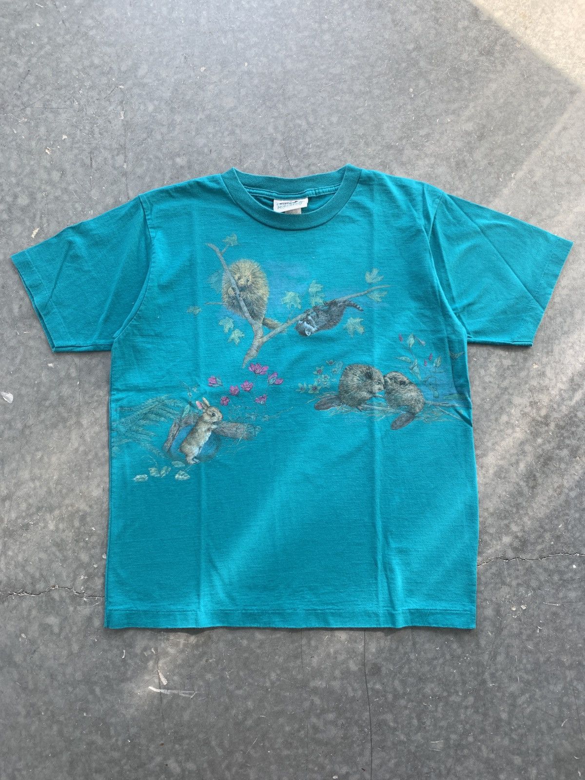 Vintage Vintage 90s Northern Reflections Nature Tee Size US M / EU 48-50 / 2 - 1 Thumbnail