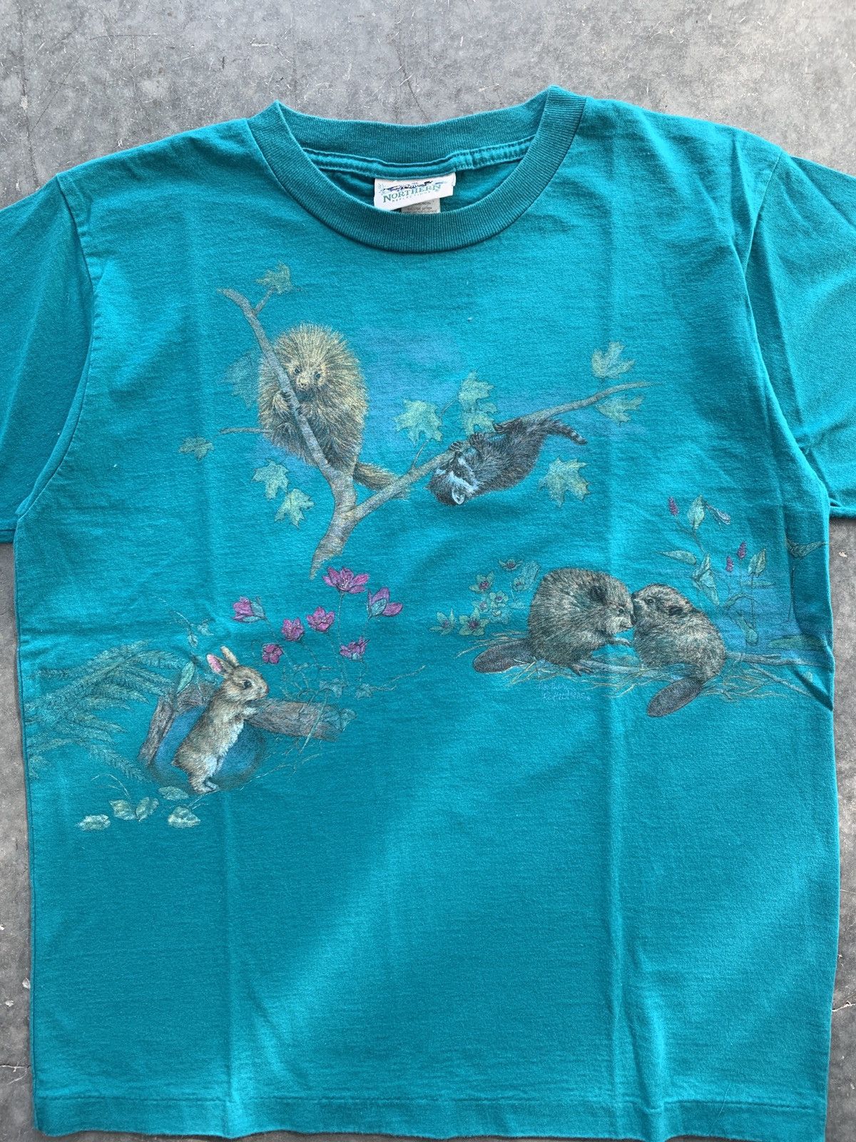 Vintage Vintage 90s Northern Reflections Nature Tee Size US M / EU 48-50 / 2 - 2 Thumbnail