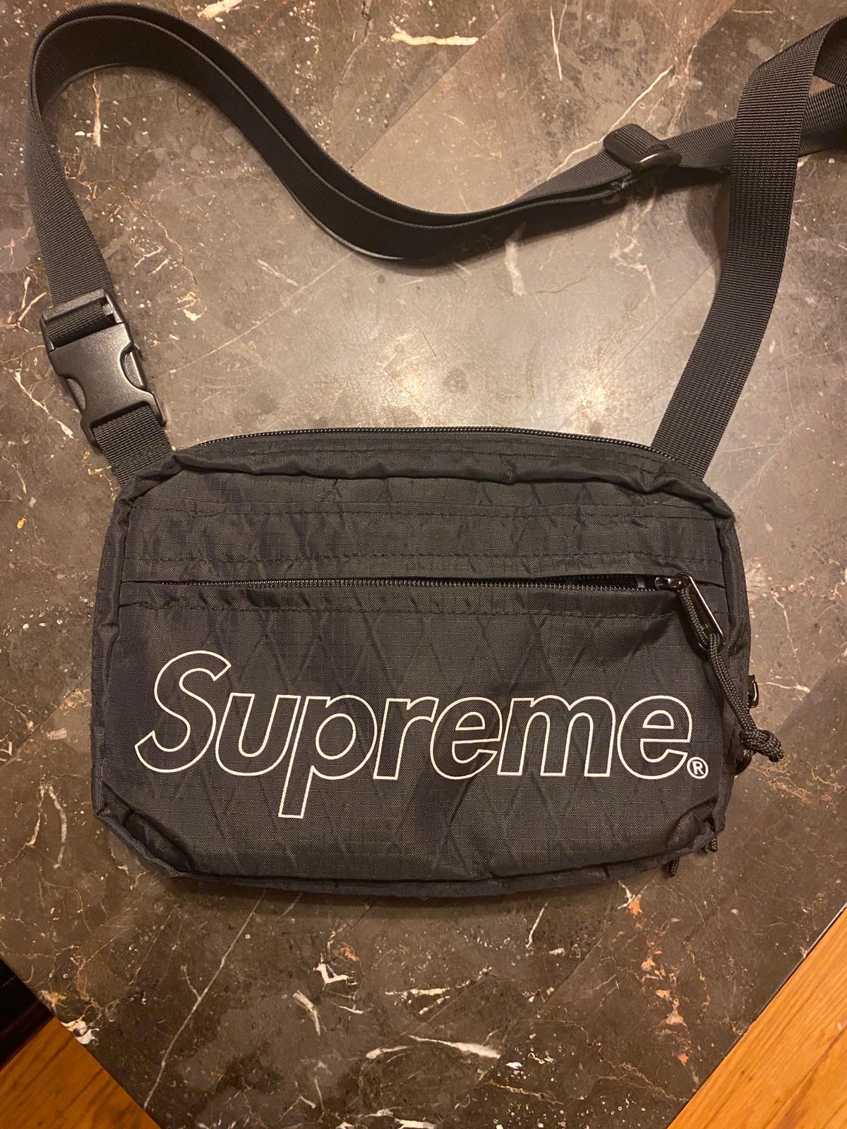 Supreme Backpack FW18 Black Reflective