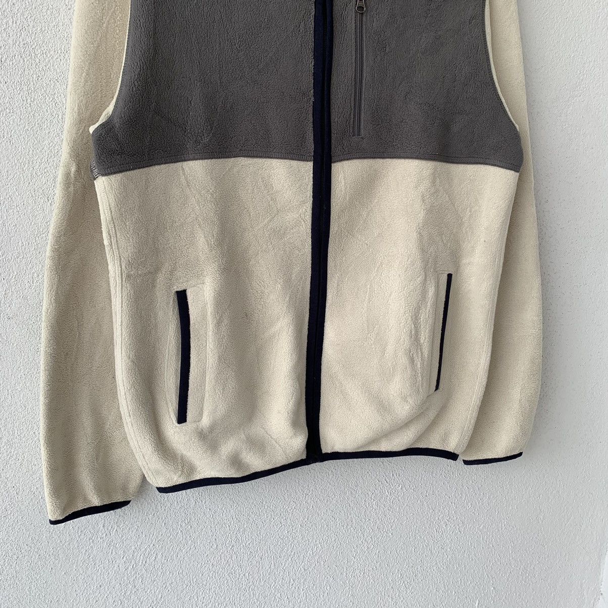 Japanese Brand × Uniqlo UNIQLO fleece turtleneck full-zip jacket Size US M / EU 48-50 / 2 - 3 Thumbnail